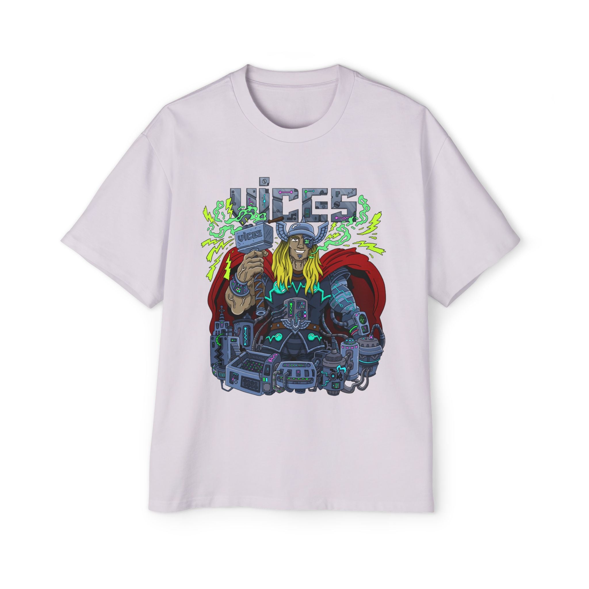 Vices ThundaPunk Oversized Graphic Tee