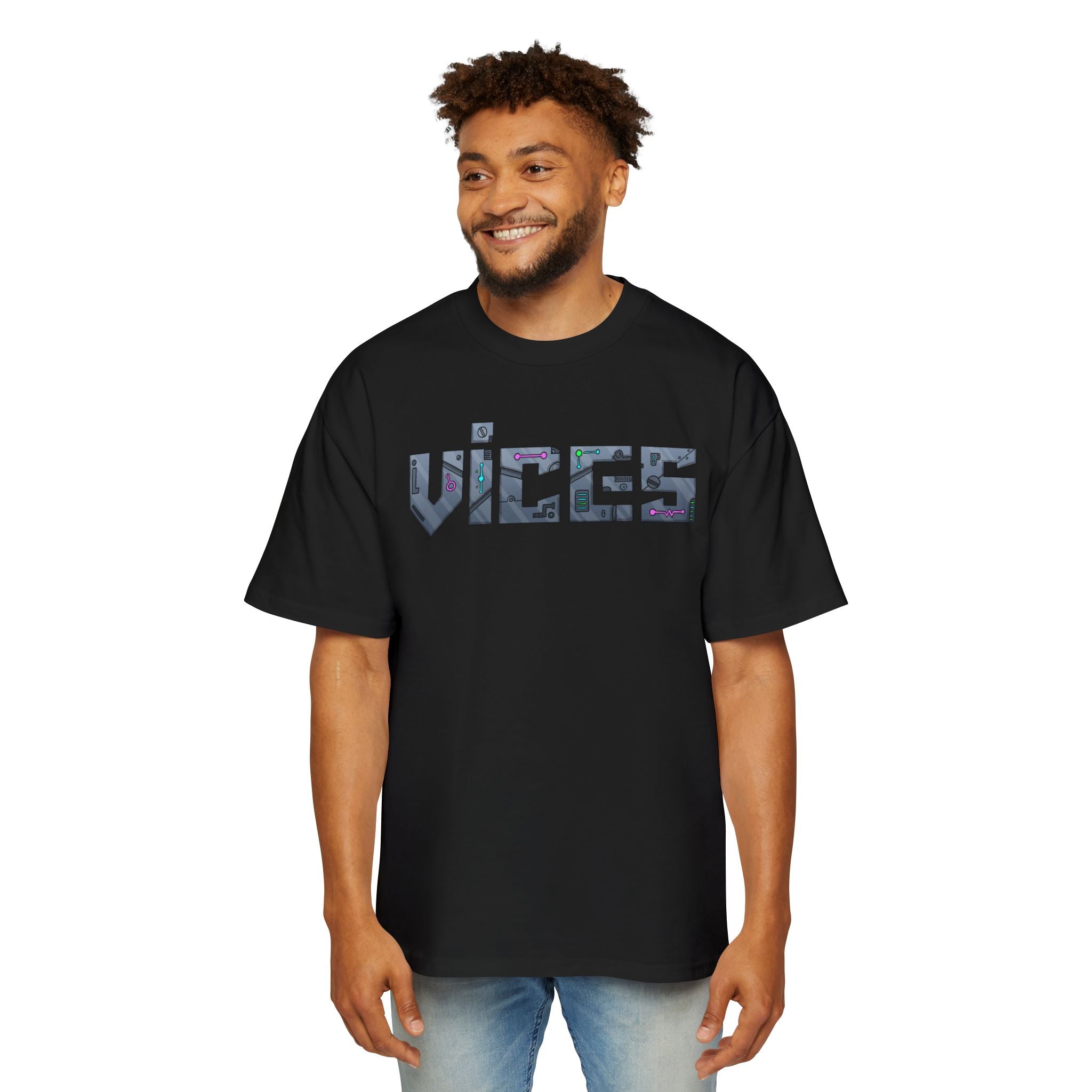 Vices ThundaPunk Oversized Graphic Tee