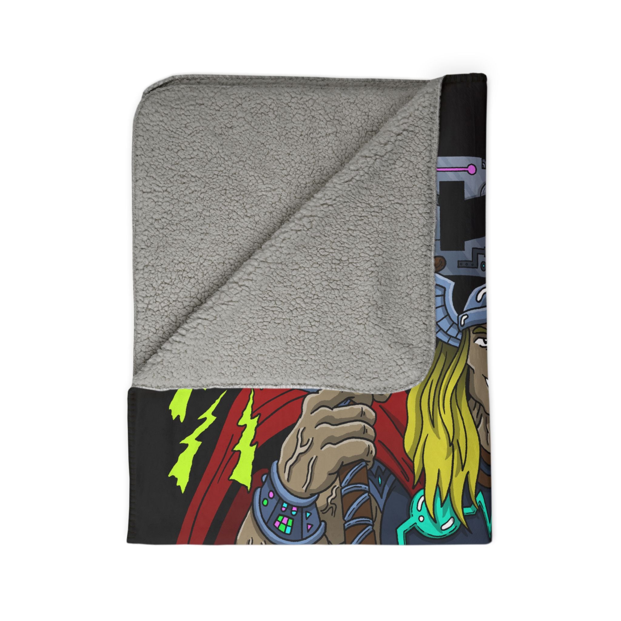 Vices ThundaPunk Fleece Sherpa Blanket