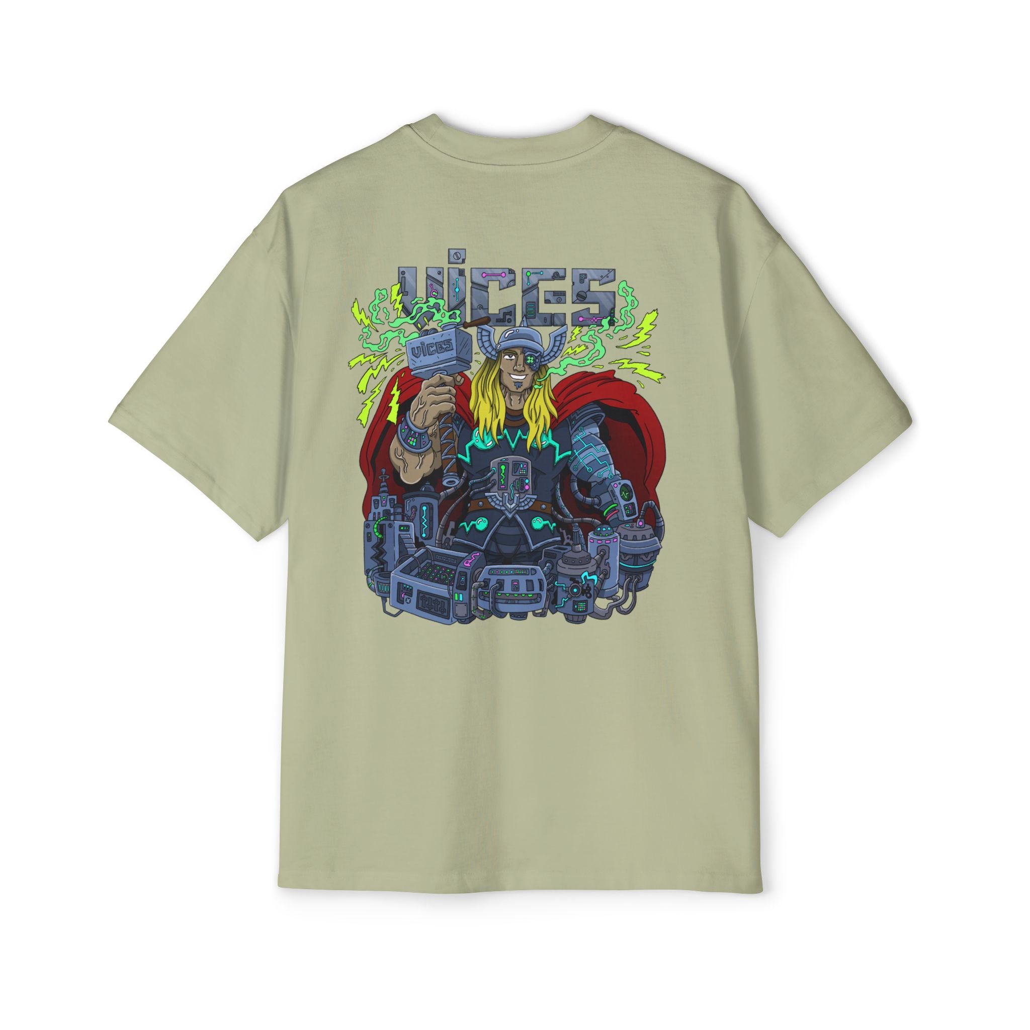 Vices ThundaPunk Oversized Graphic Tee