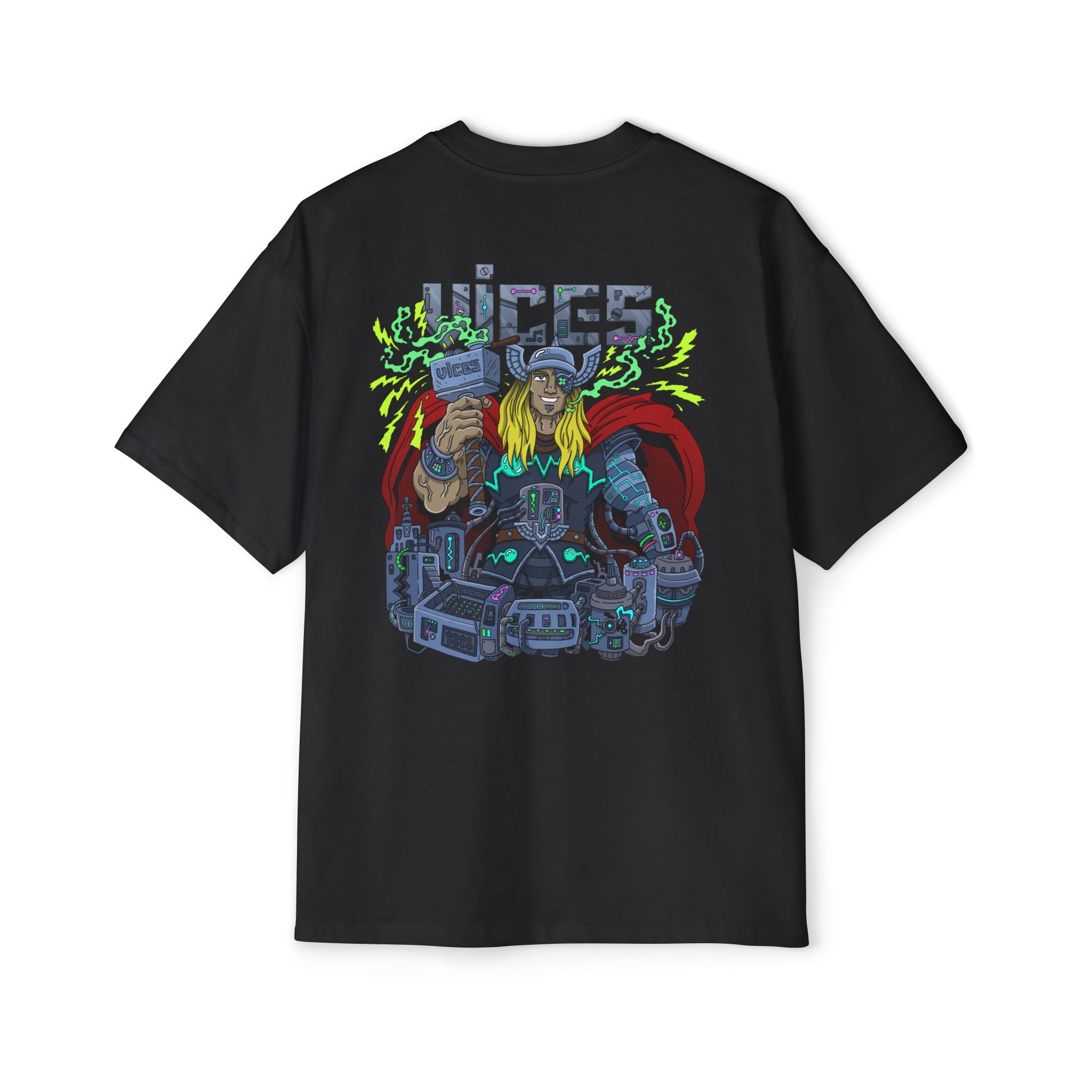 Vices ThundaPunk Oversized Graphic Tee