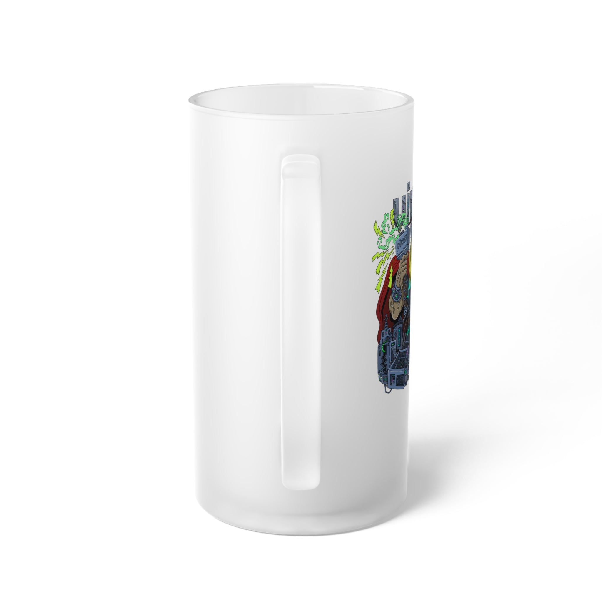 Vices ThundaPunk Frosted Glass Beer Mug