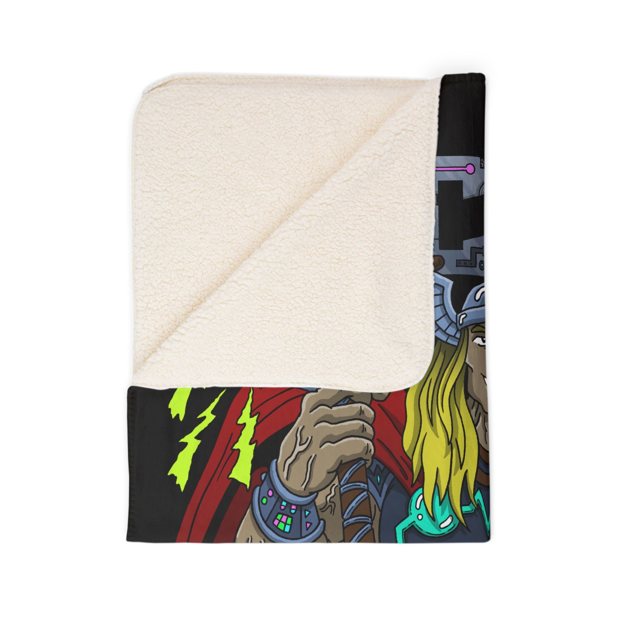 Vices ThundaPunk Fleece Sherpa Blanket