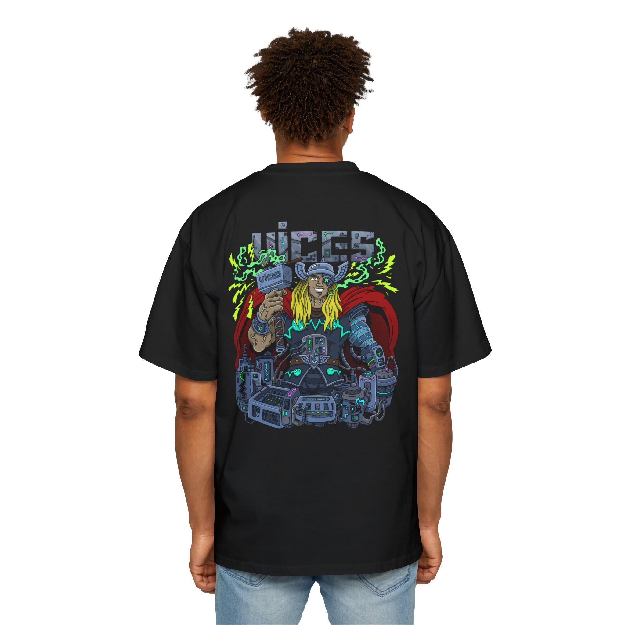 Vices ThundaPunk Oversized Graphic Tee