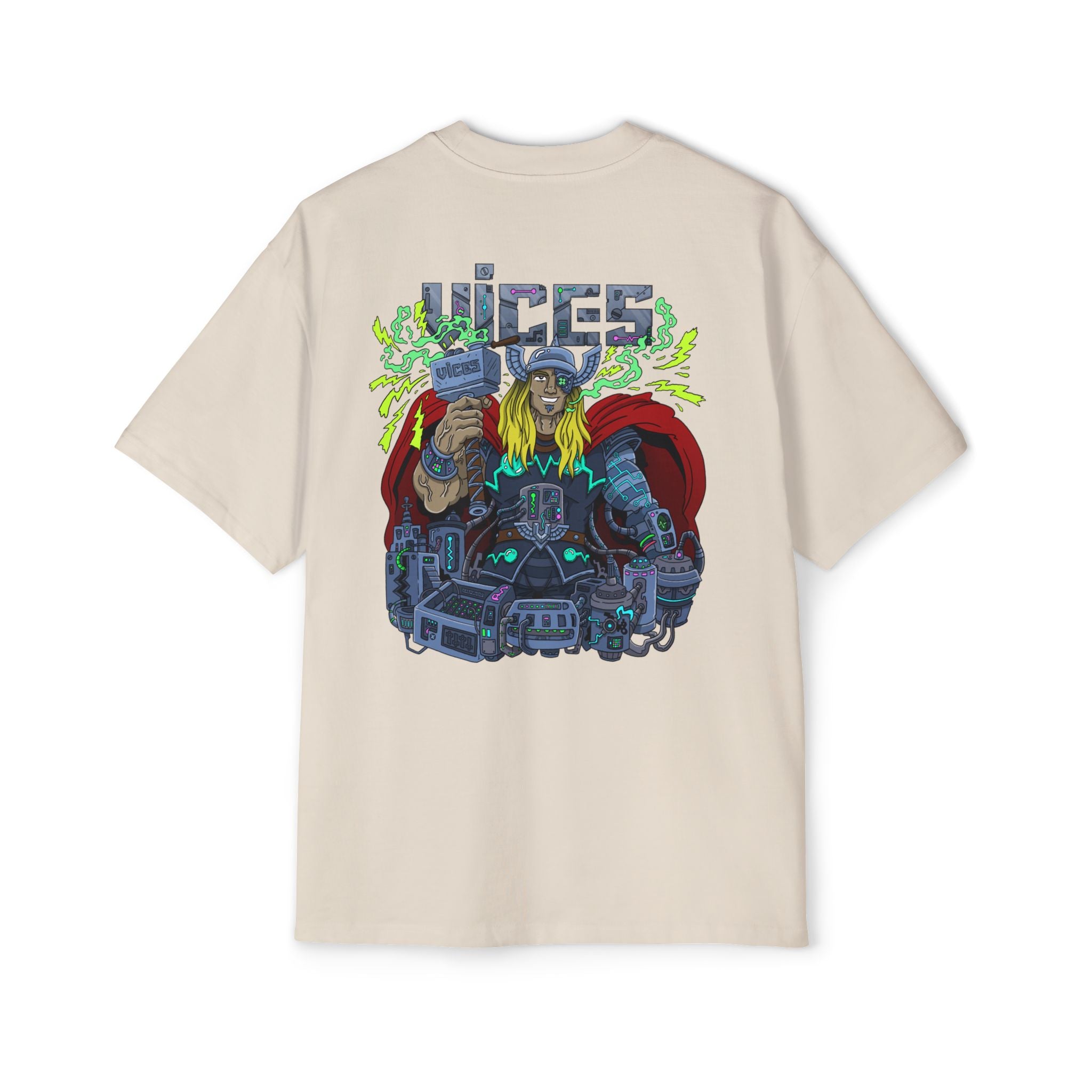 Vices ThundaPunk Oversized Graphic Tee