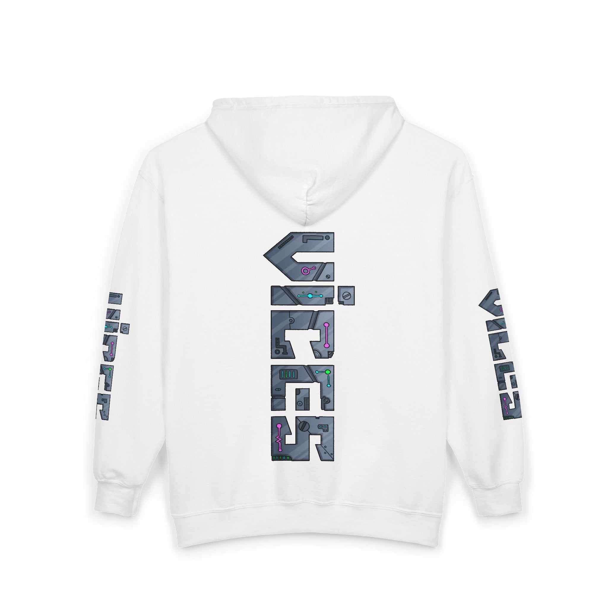Vices Cyber-Logo Zip Hoodie