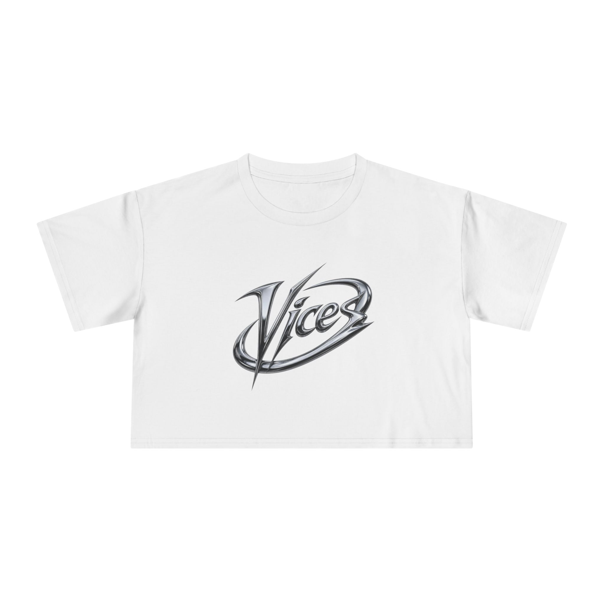 Chrome Vices Be A Baller Crop Tee