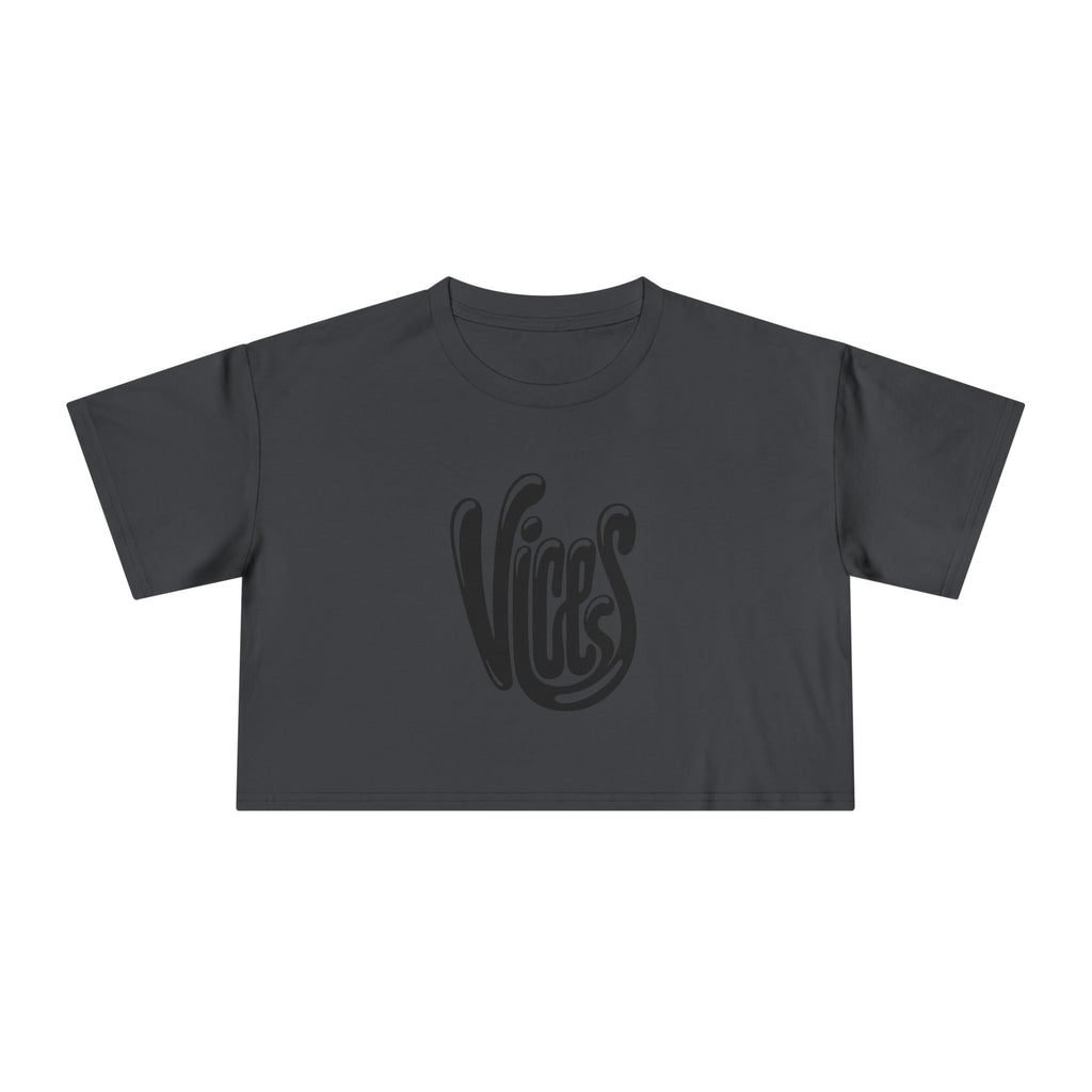 Curly Vices Be A Baller Crop Tee
