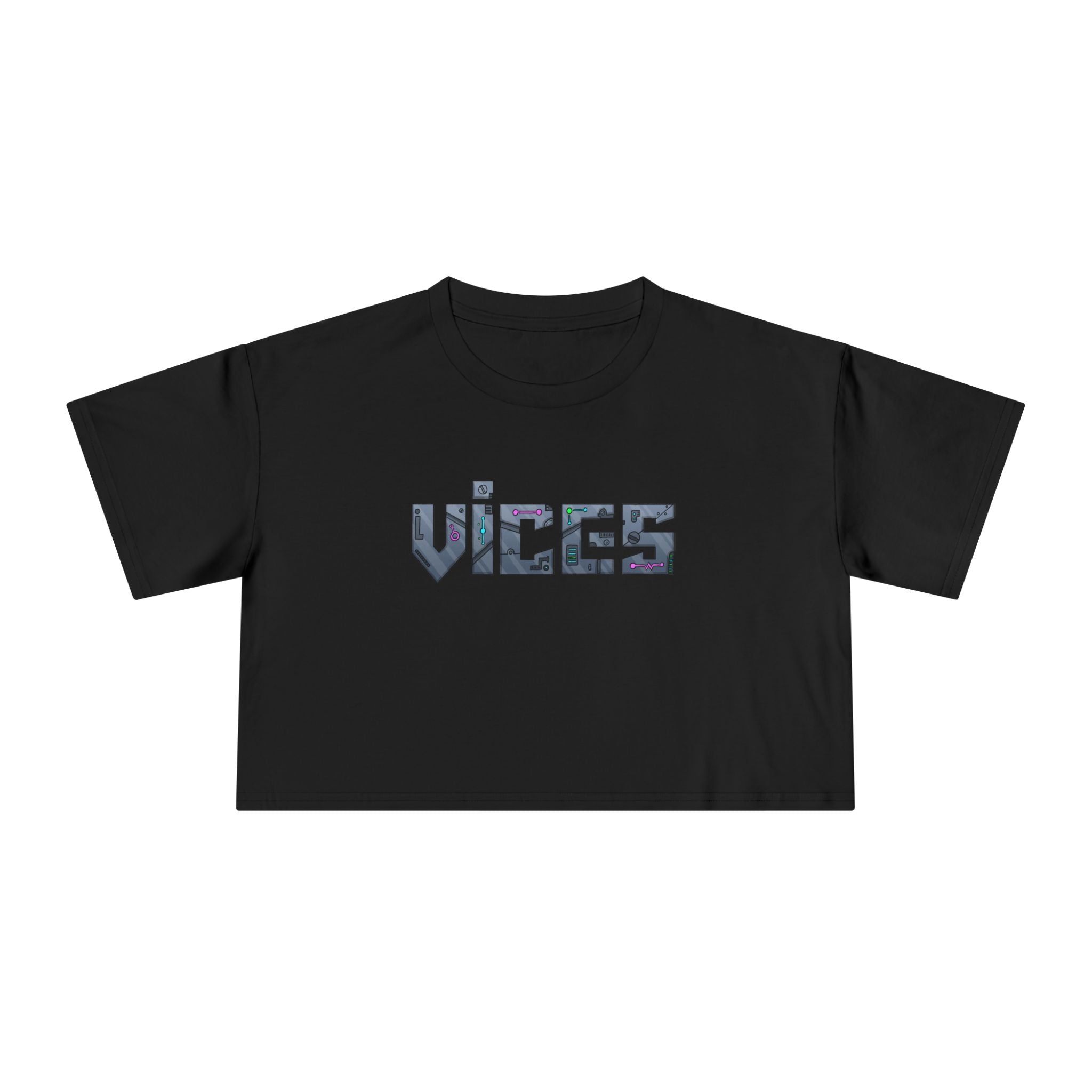 Vices Cyber Be A Baller Crop Tee