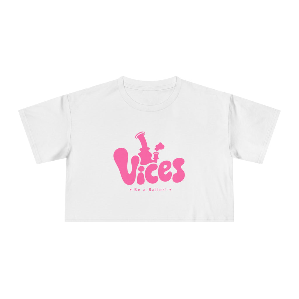 Bubbly Vices Crop Tee