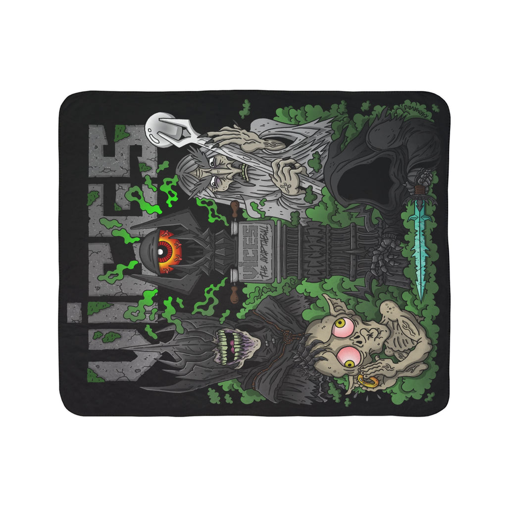 Vices The One Fleece Sherpa Blanket