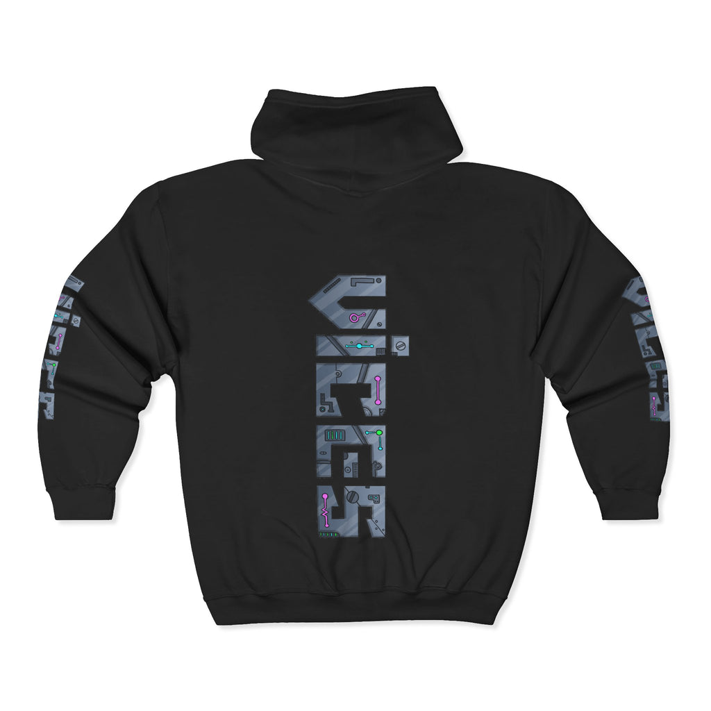 Vices Cyber-Logo Zip Hoodie