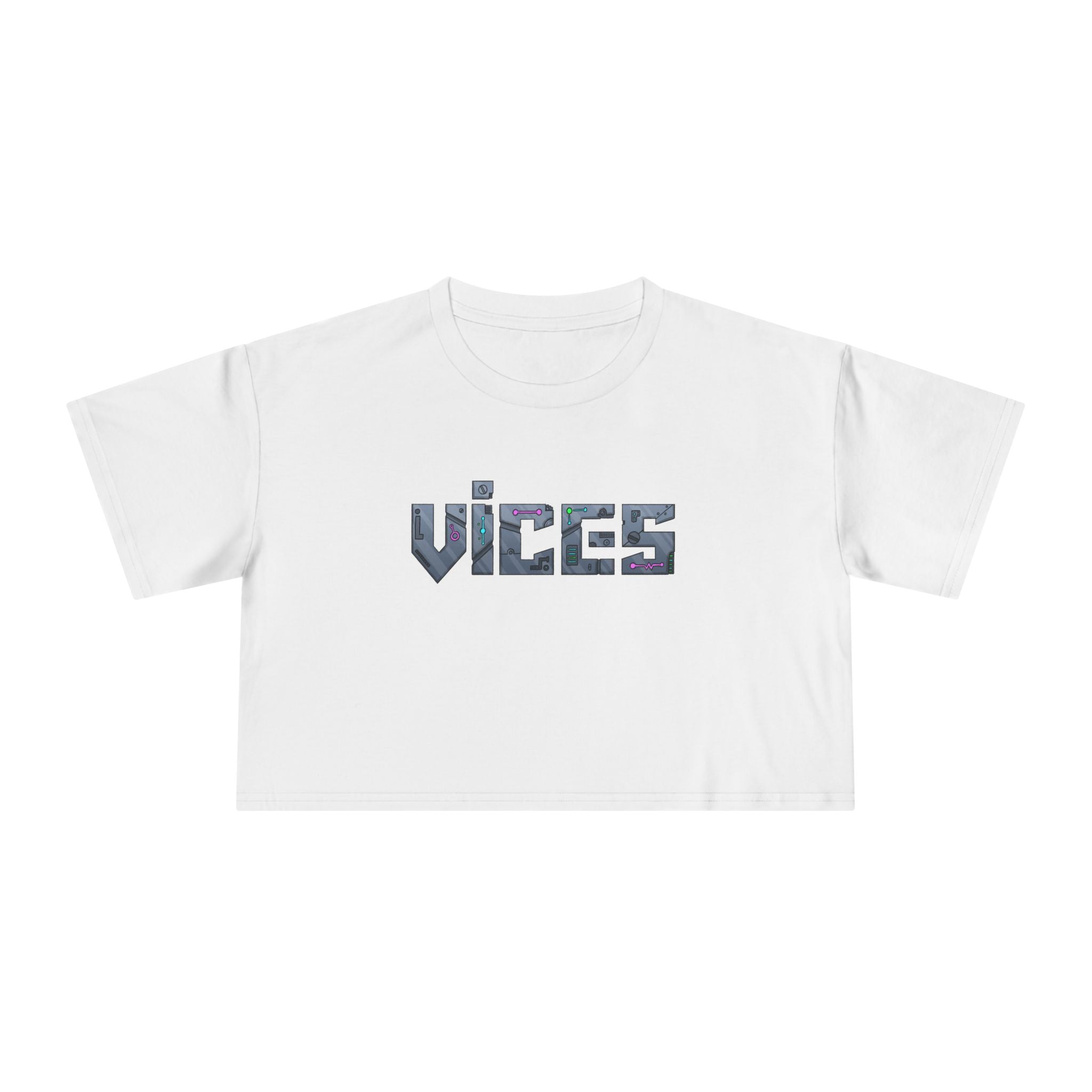 Vices Cyber Be A Baller Crop Tee