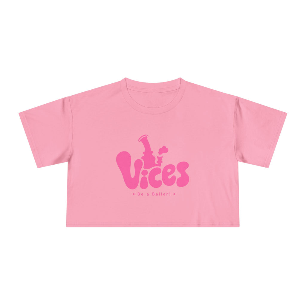 Bubbly Vices Crop Tee