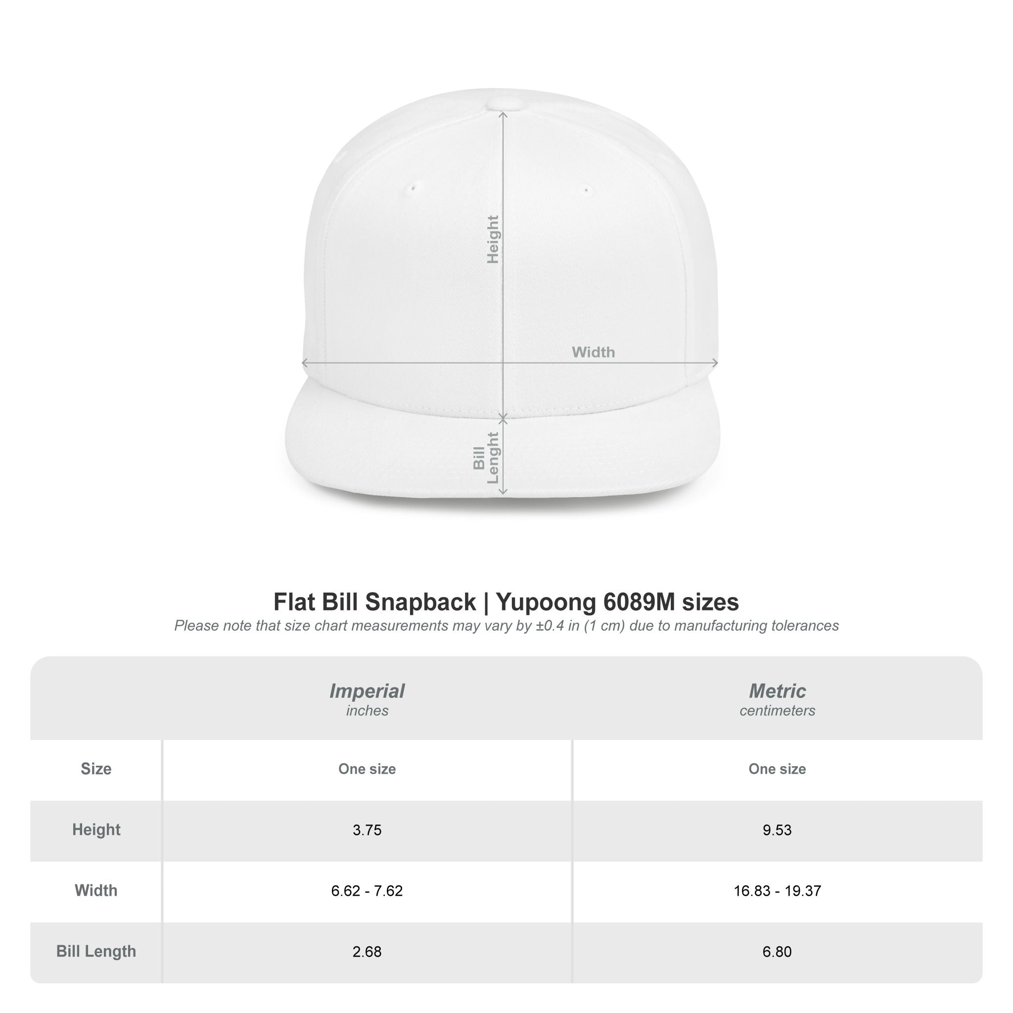 Knock Off Flat Bill Snapback