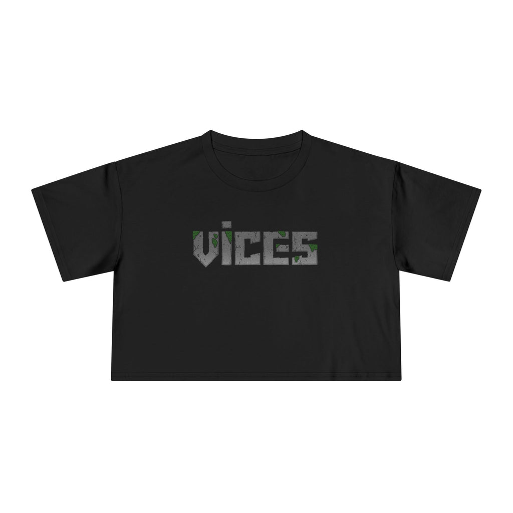 Vices Stoned-Logo Crop Tee