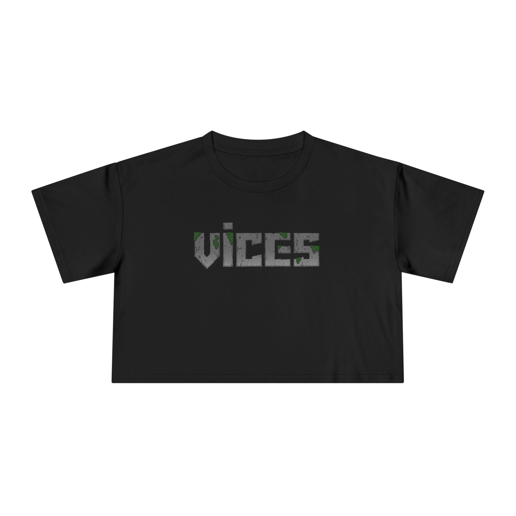 Vices Stoned-Logo Crop Tee