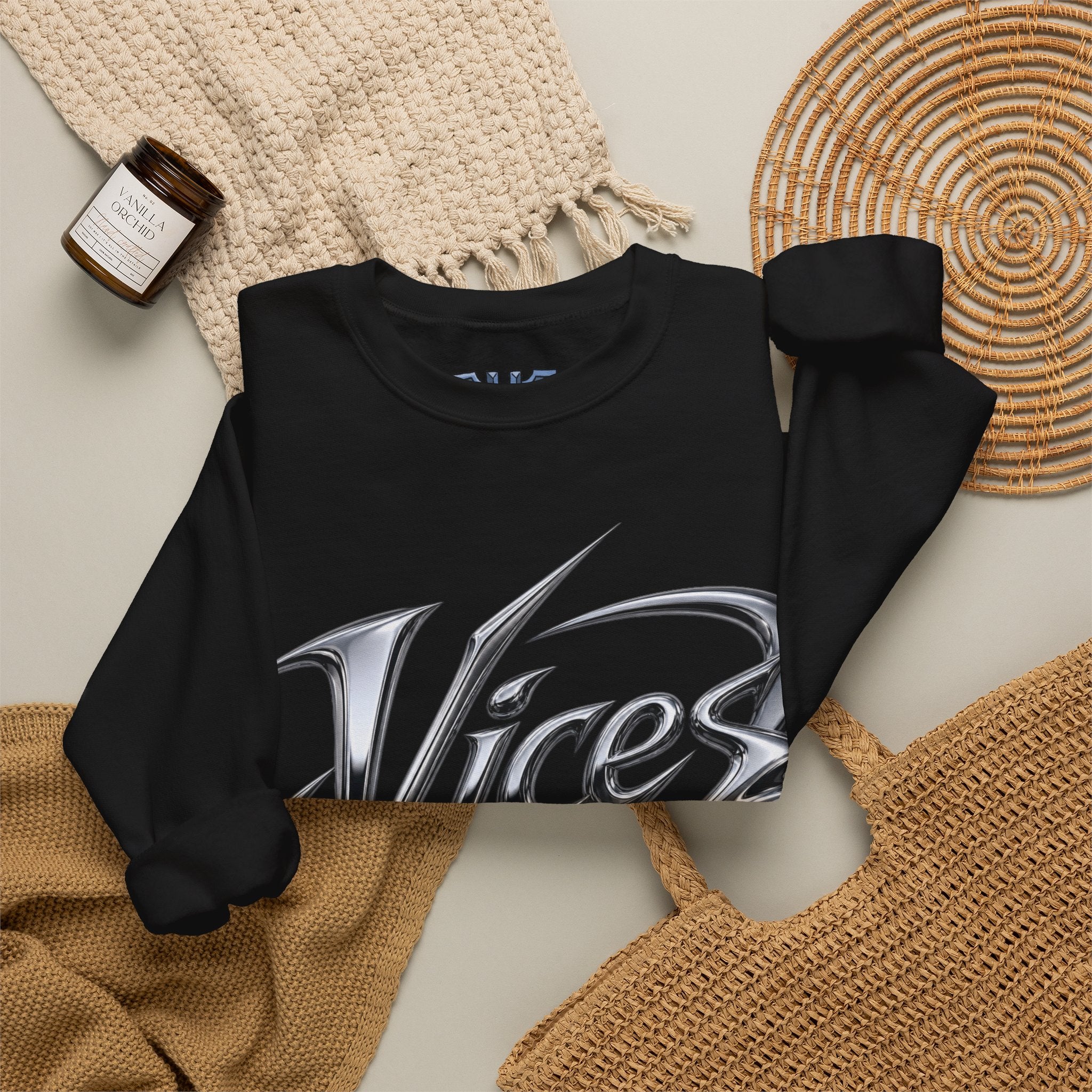 Chrome Vices Be A Baller Crewneck