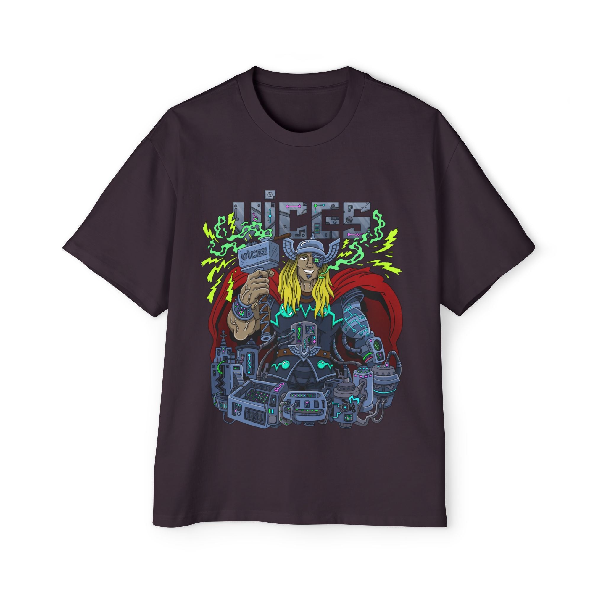 Vices ThundaPunk Band Oversize Tee