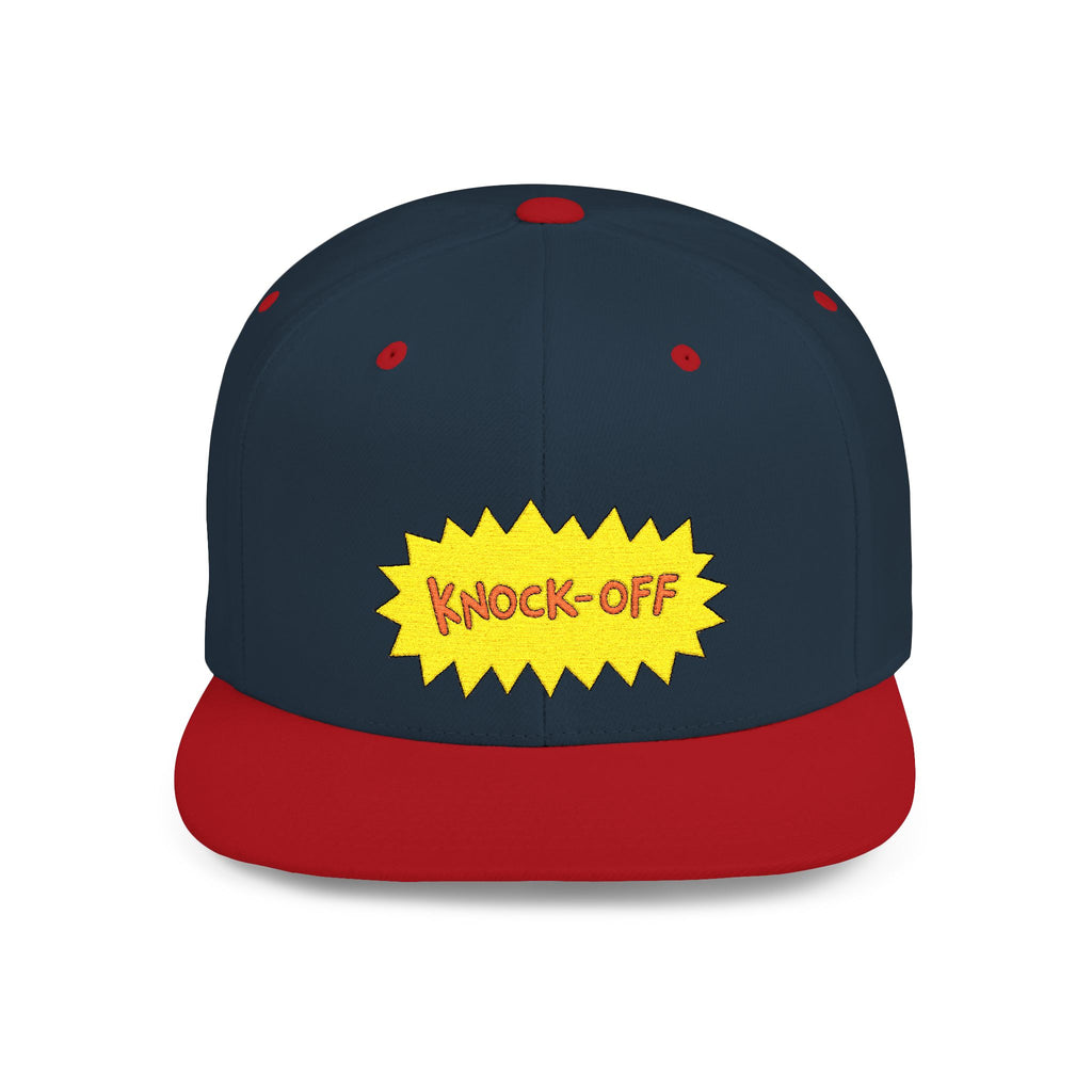 Knock Off Flat Bill Snapback