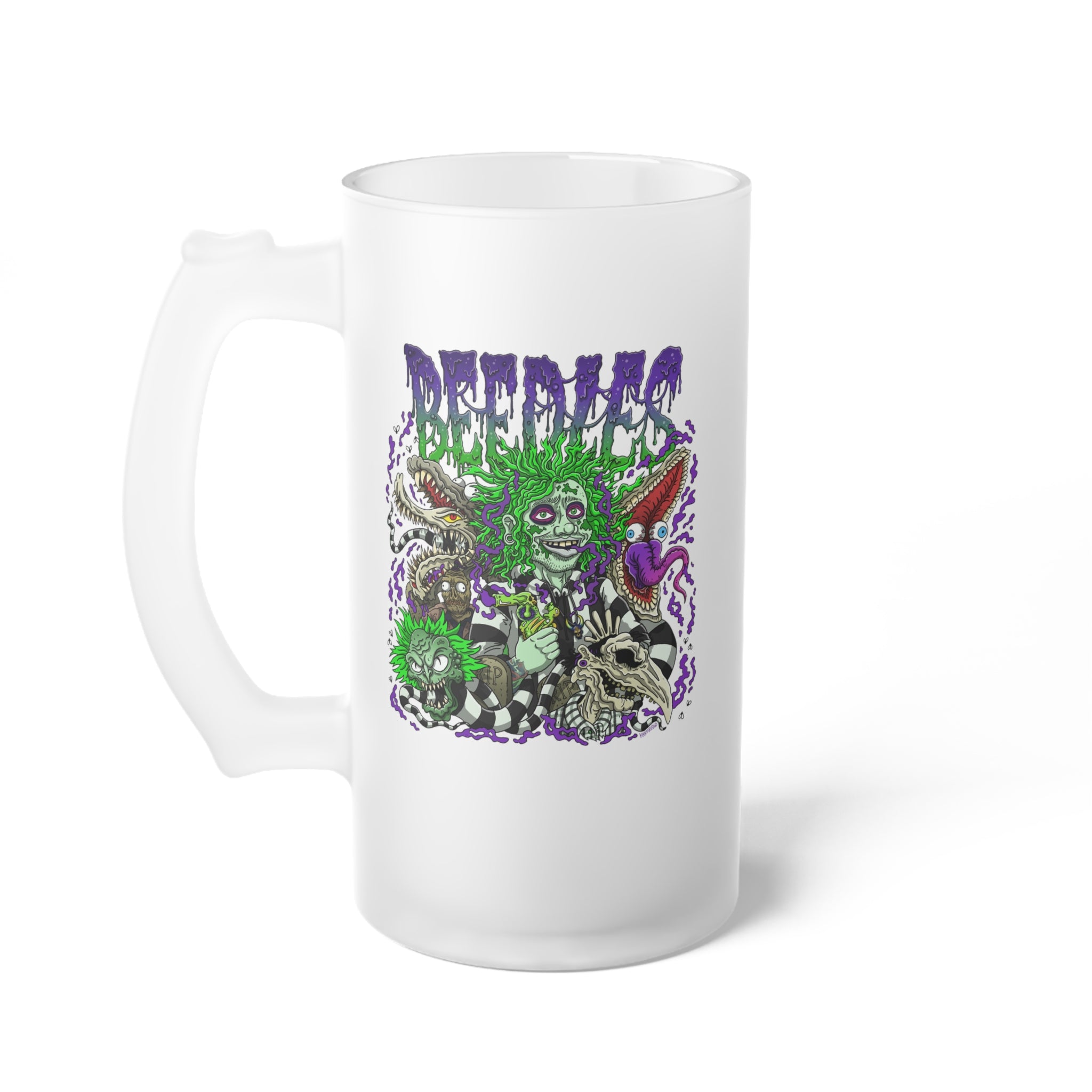 Beedles Frosted Glass Beer Mug