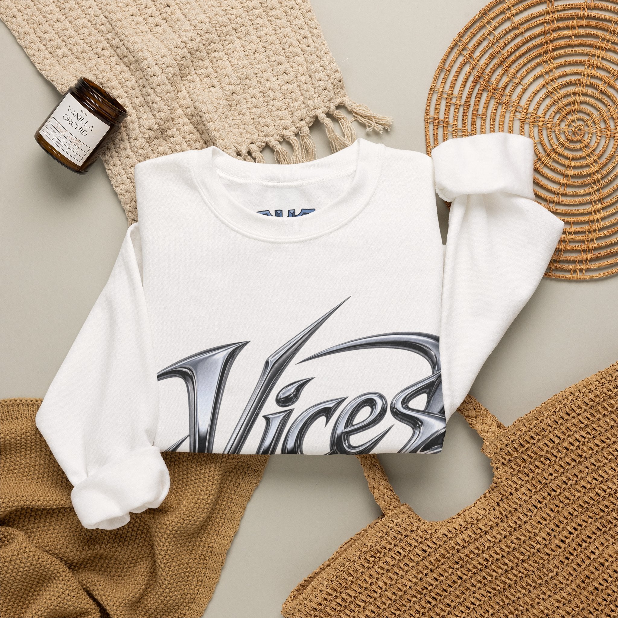Chrome Vices Be A Baller Crewneck