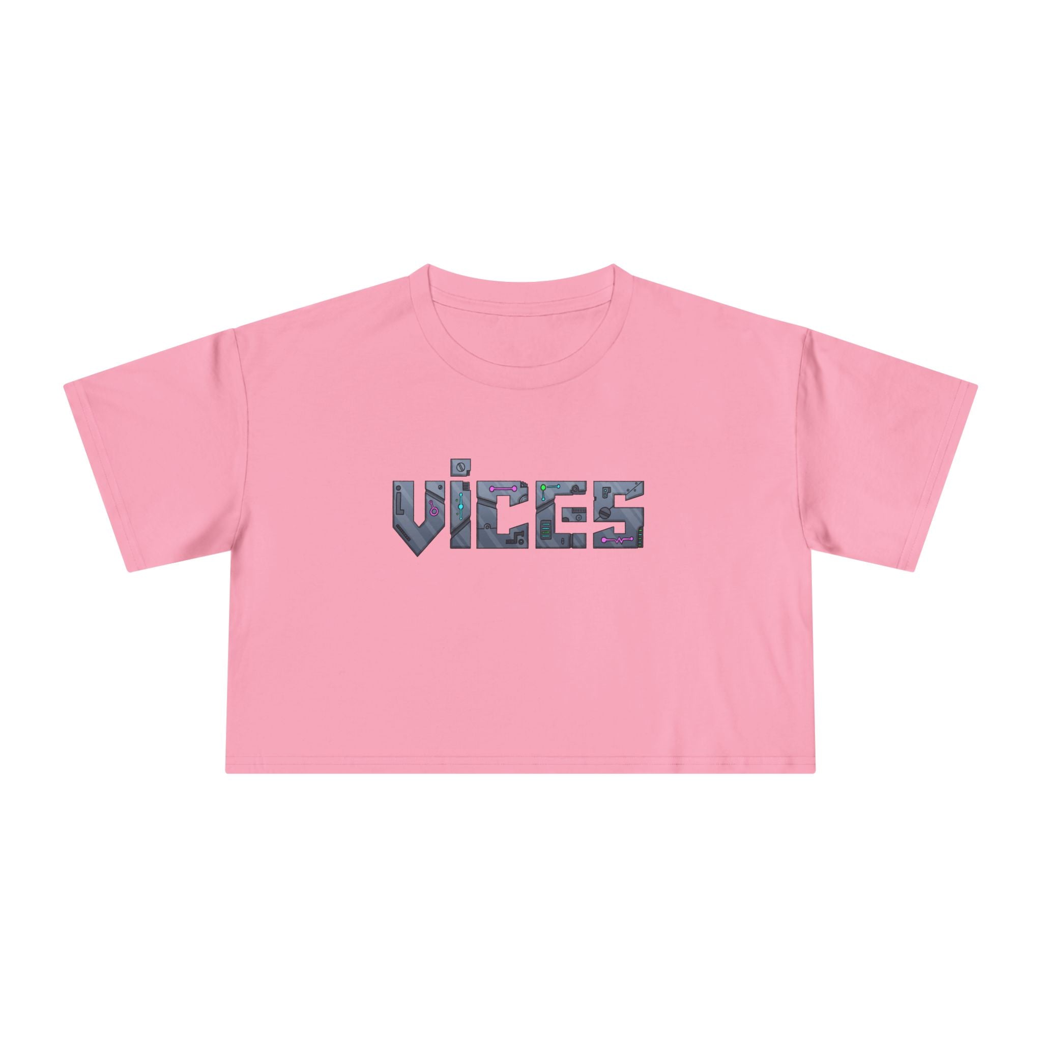 Vices Cyber Be A Baller Crop Tee