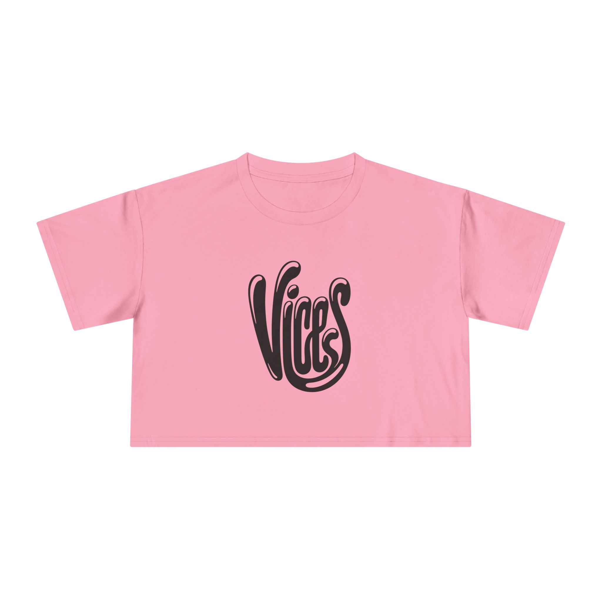 Curly Vices Be A Baller Crop Tee