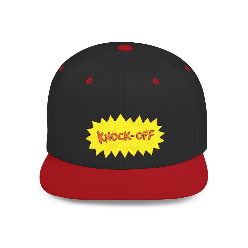 Knock Off Flat Bill Snapback