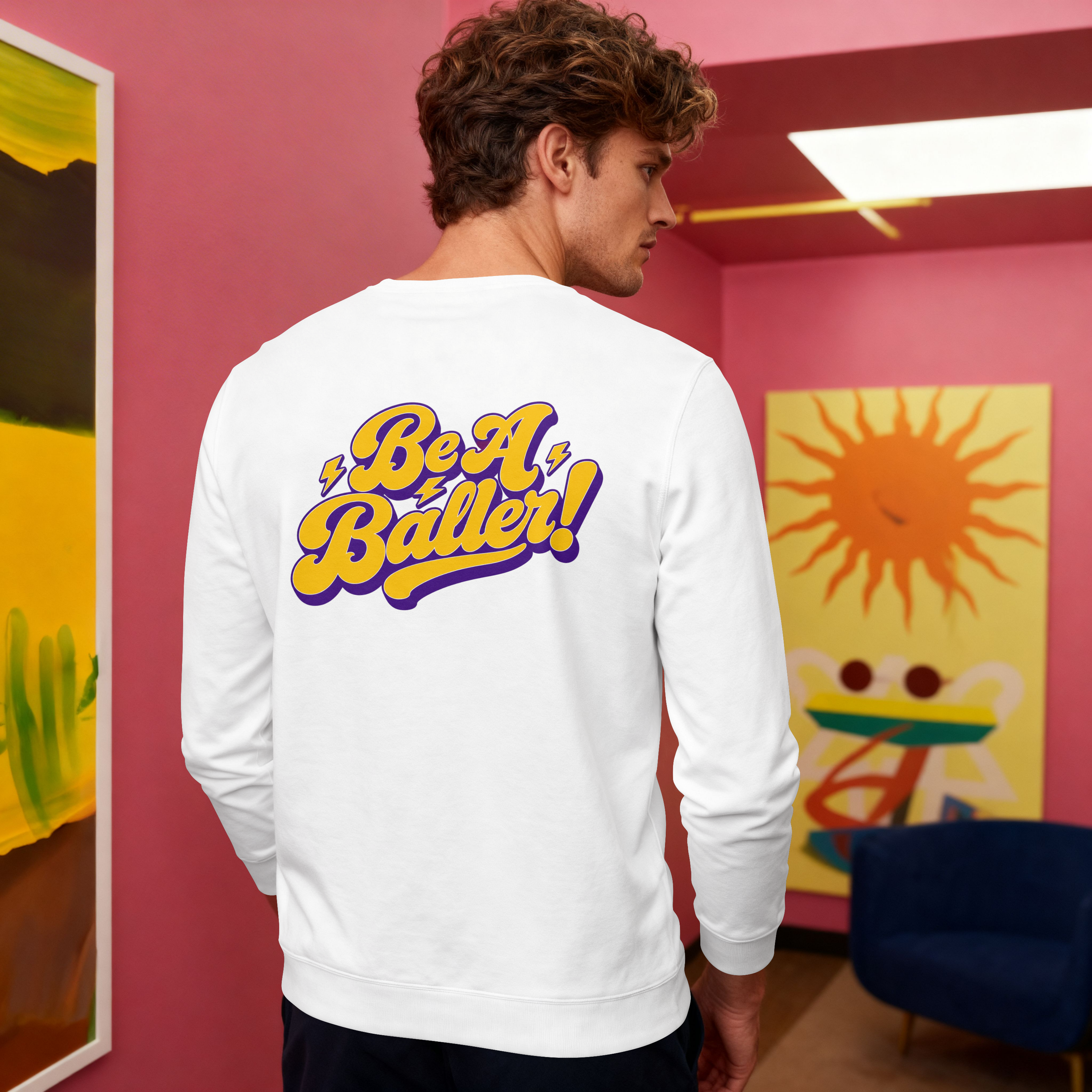 Vices Be a Baller Pop Longsleeve Tee