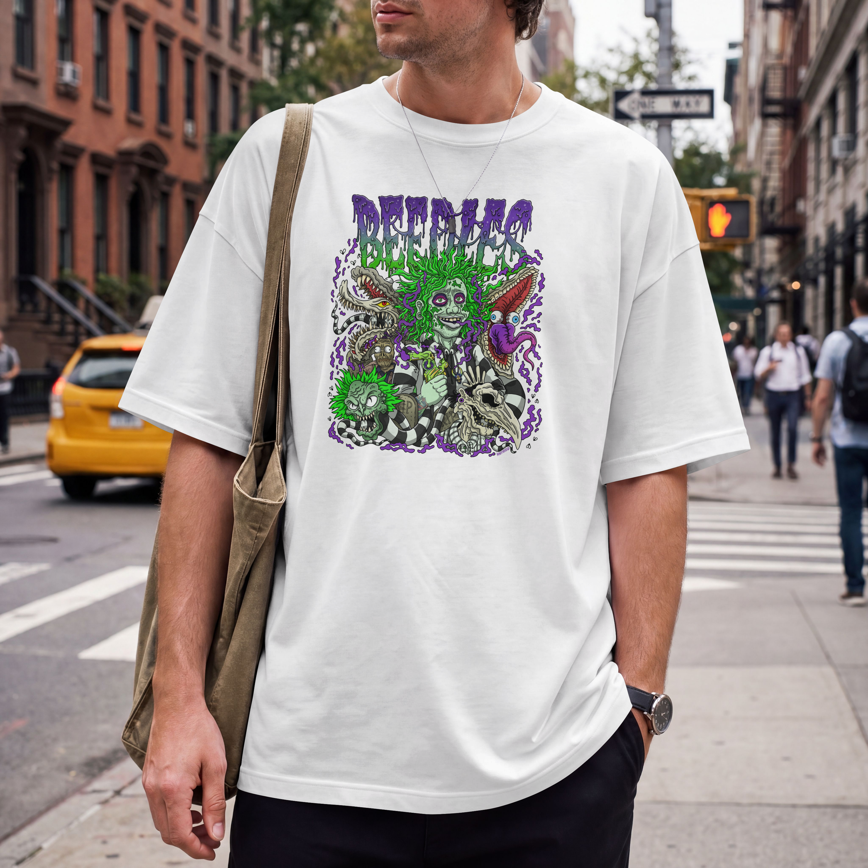 Beedles Oversize Band Tee