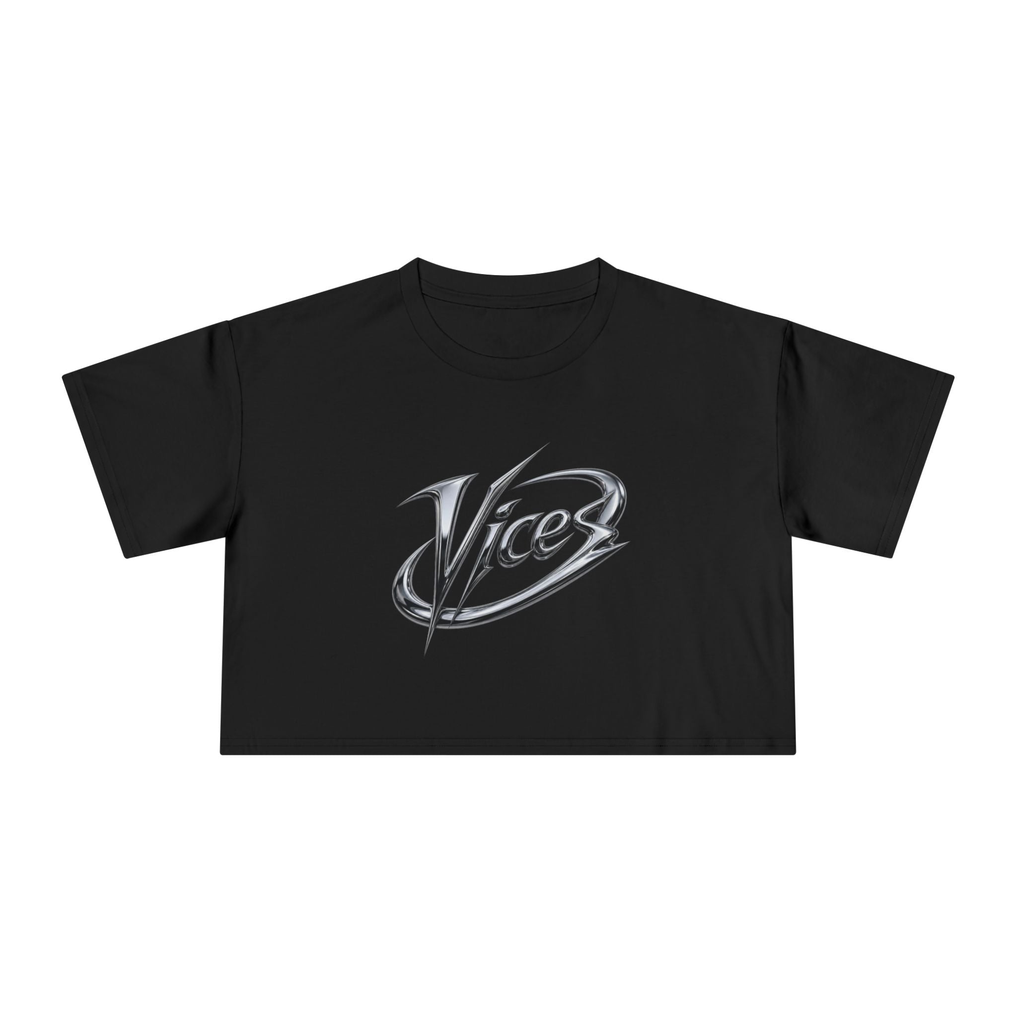 Chrome Vices Be A Baller Crop Tee