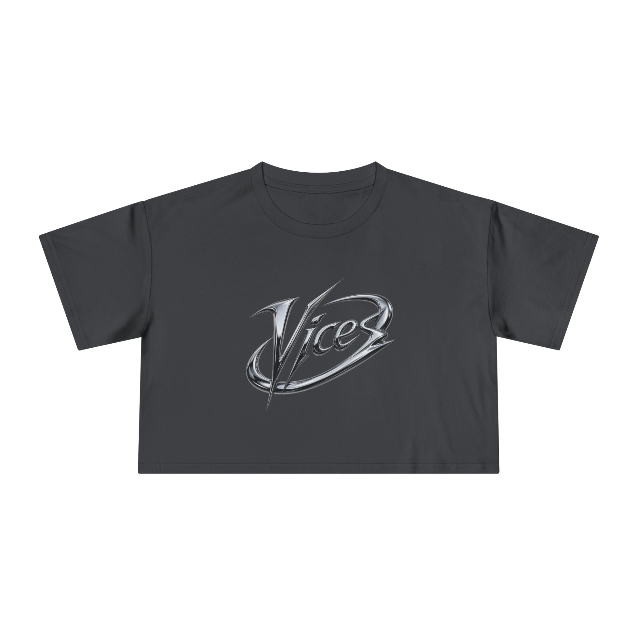 Chrome Vices Be A Baller Crop Tee