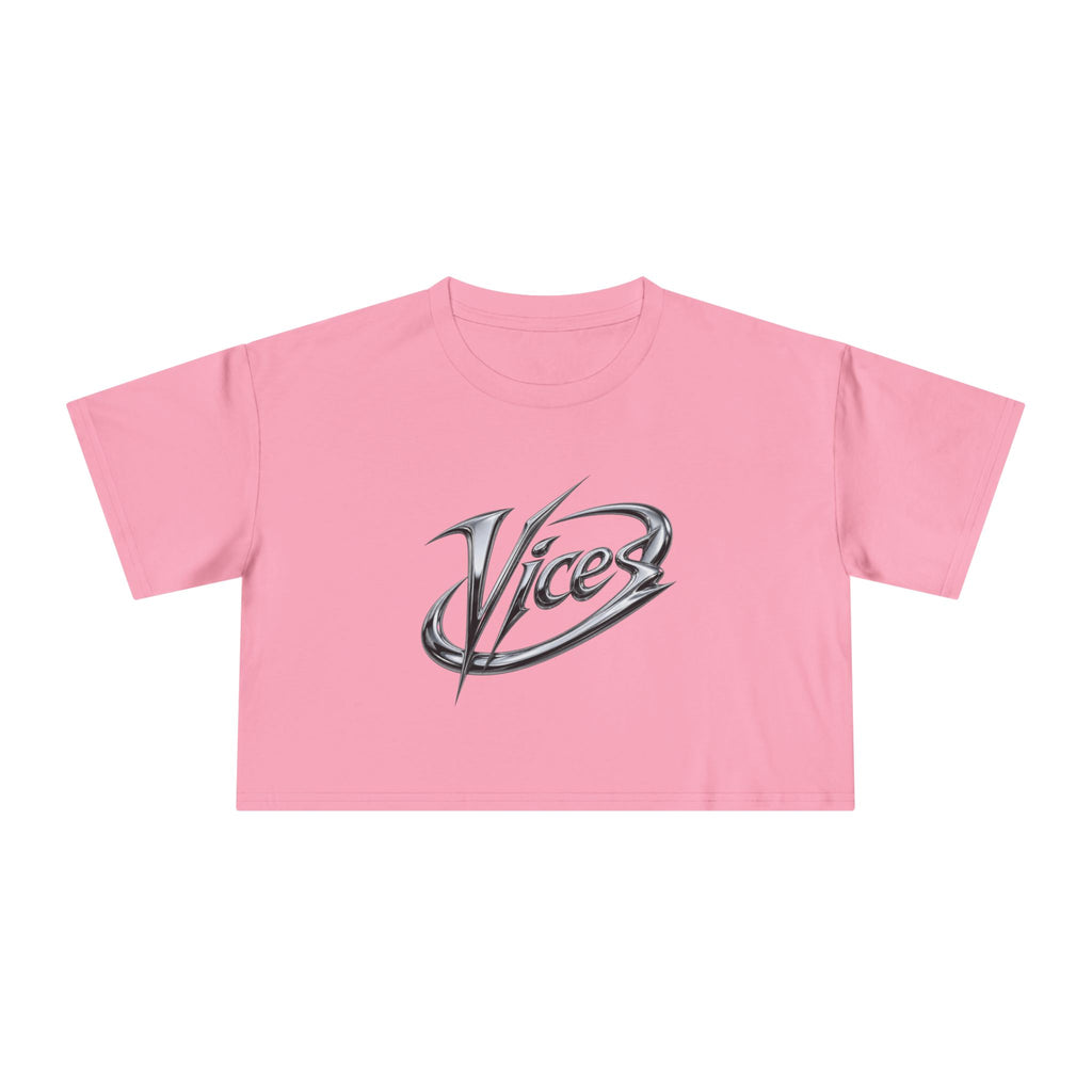 Chrome Vices Be A Baller Crop Tee
