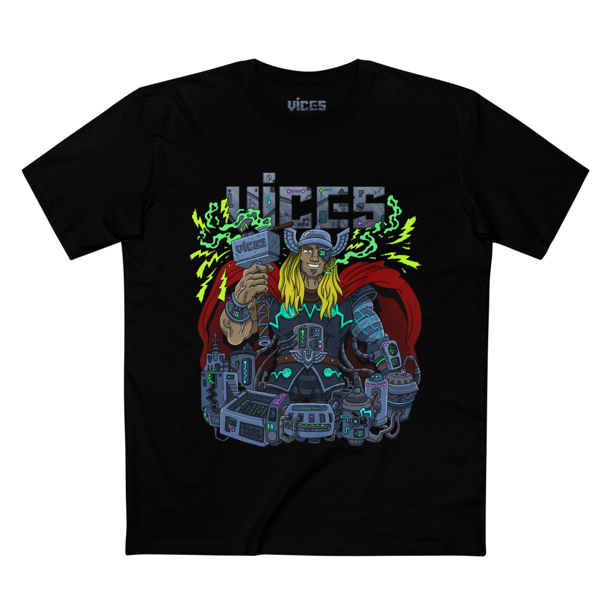 Vices ThundaPunk Graphic Staple Tee