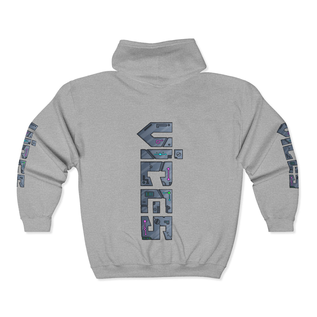 Vices Cyber-Logo Zip Hoodie