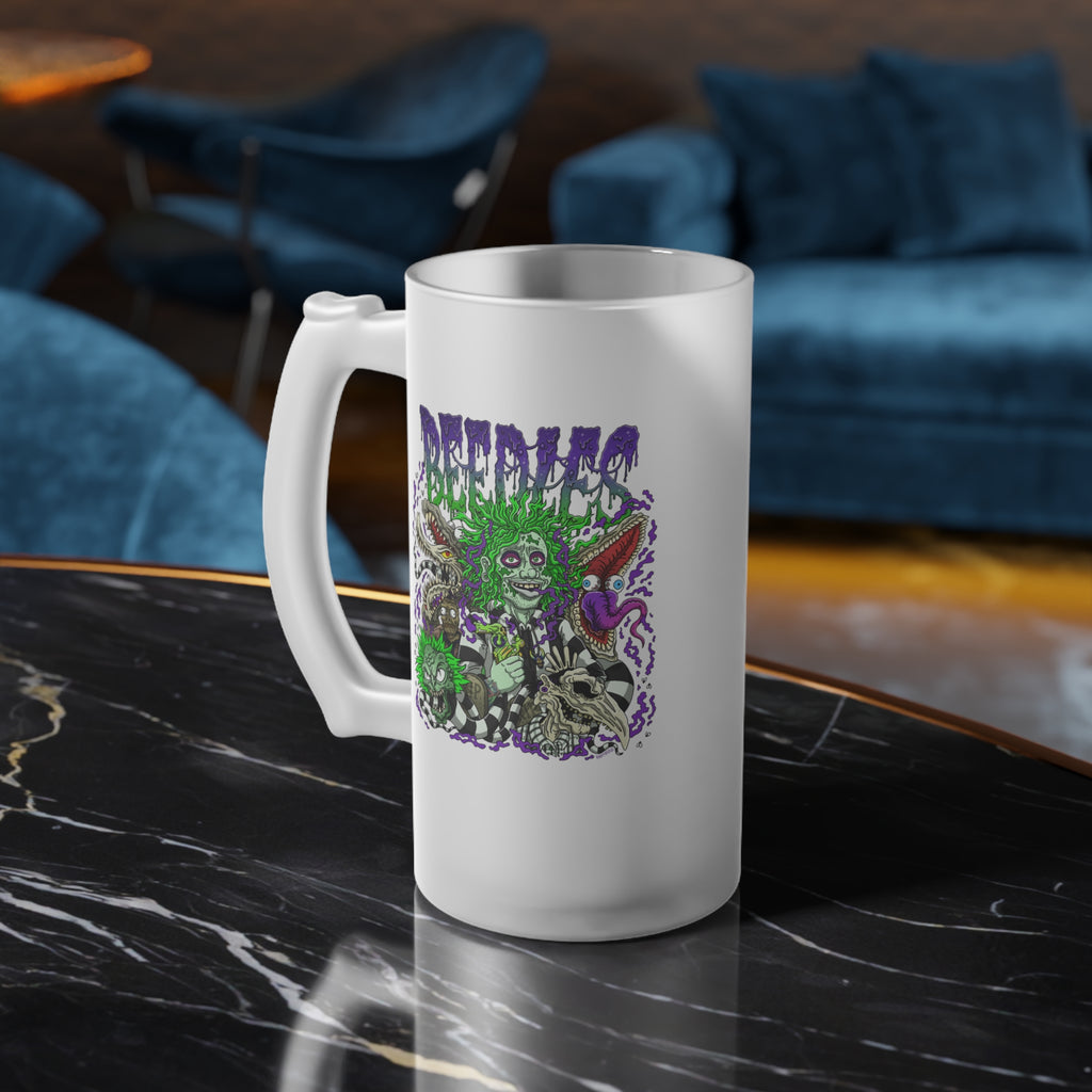 Beedles Frosted Glass Beer Mug