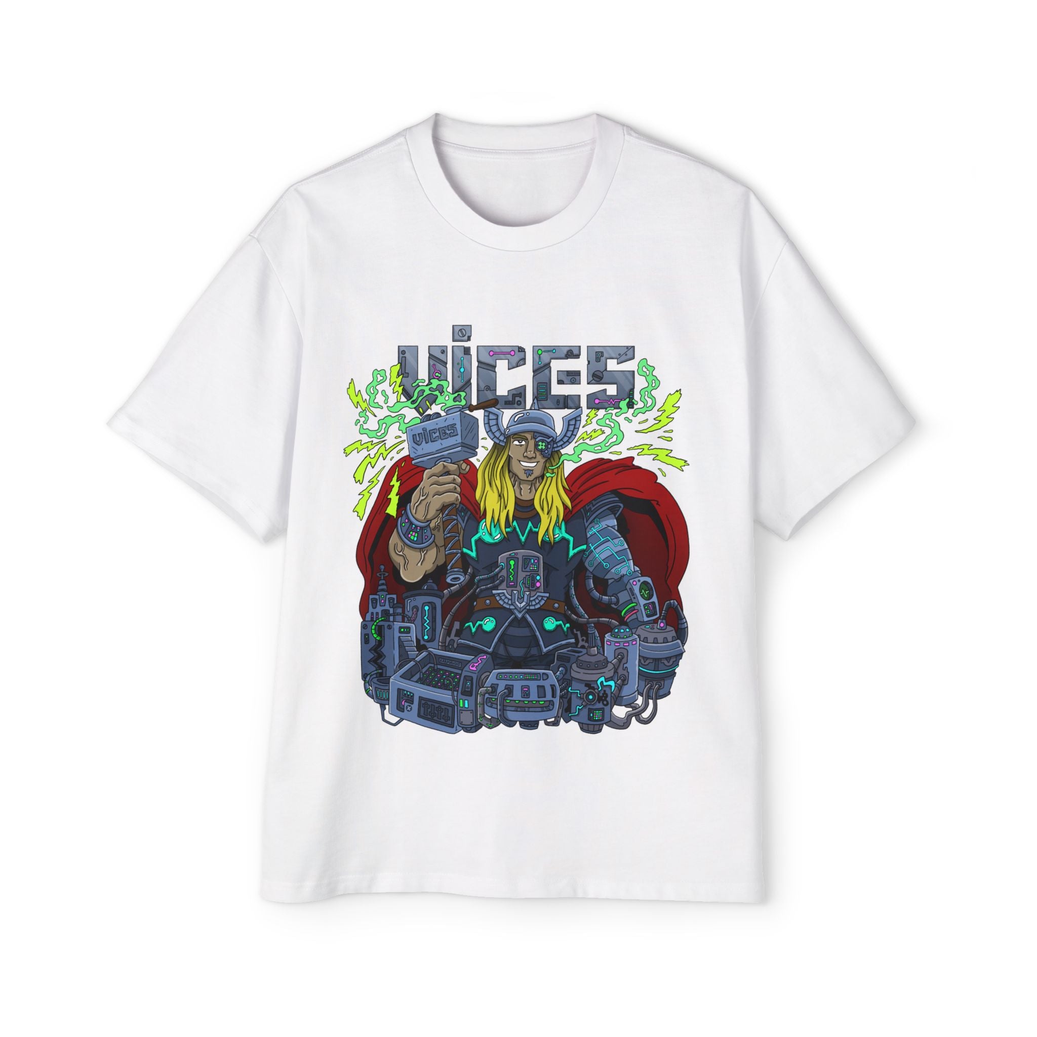 Vices ThundaPunk Band Oversize Tee