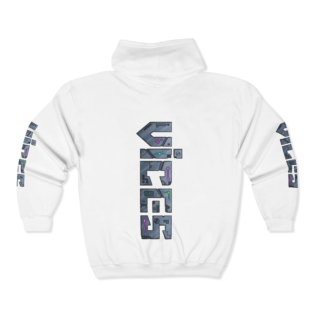 Vices Cyber-Logo Zip Hoodie