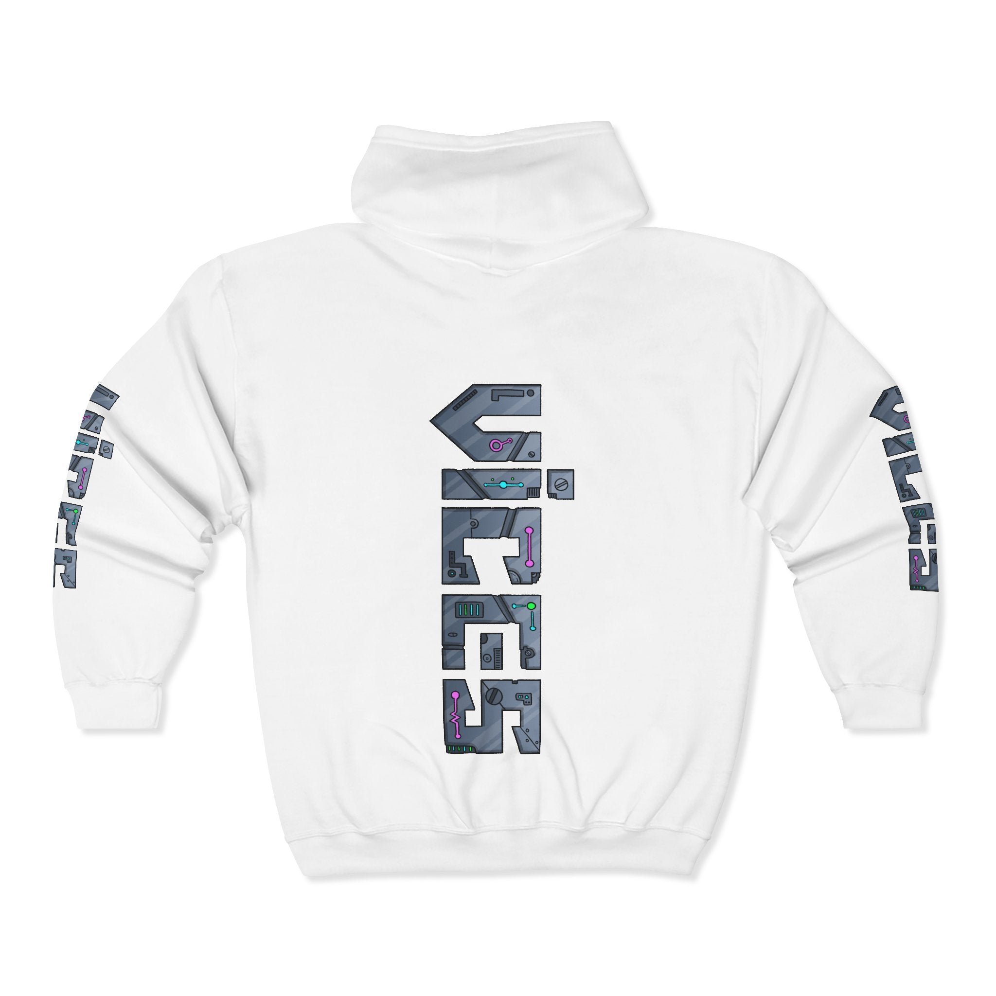 Vices Cyber-Logo Zip Hoodie