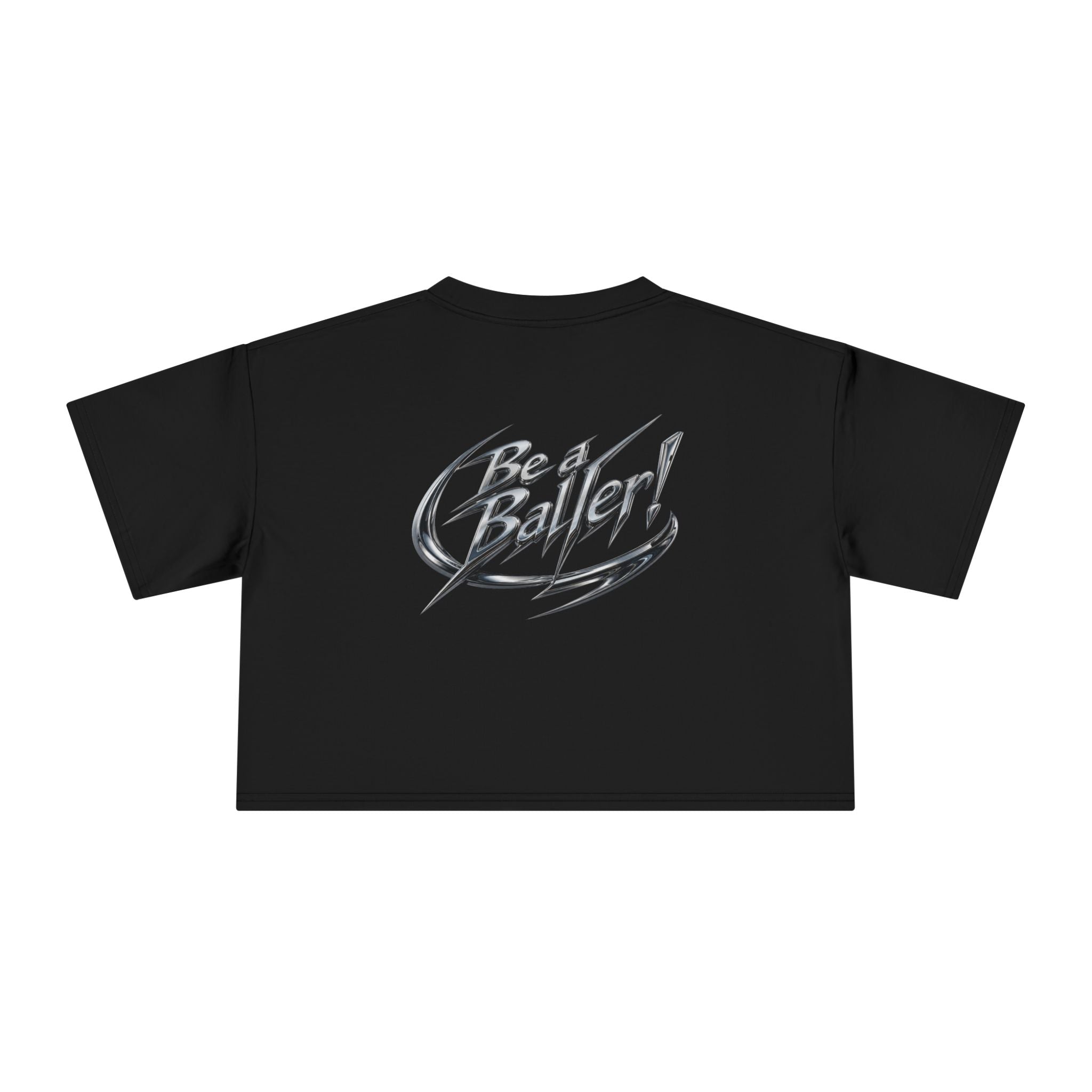 Chrome Vices Be A Baller Crop Tee