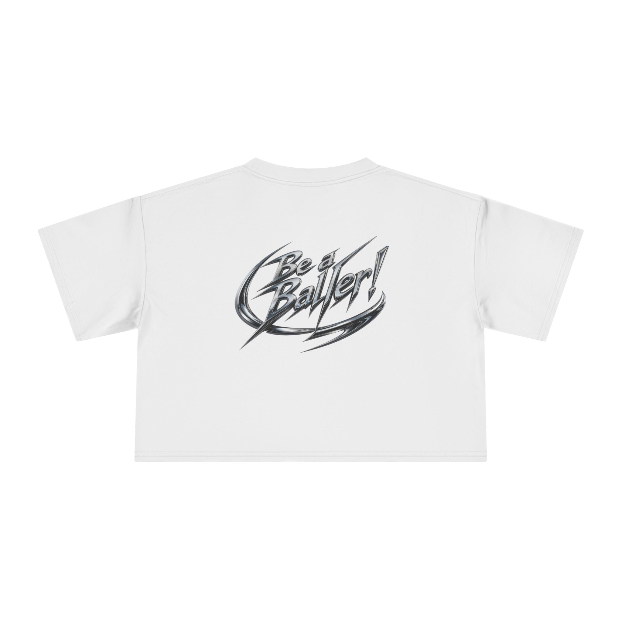 Chrome Vices Be A Baller Crop Tee