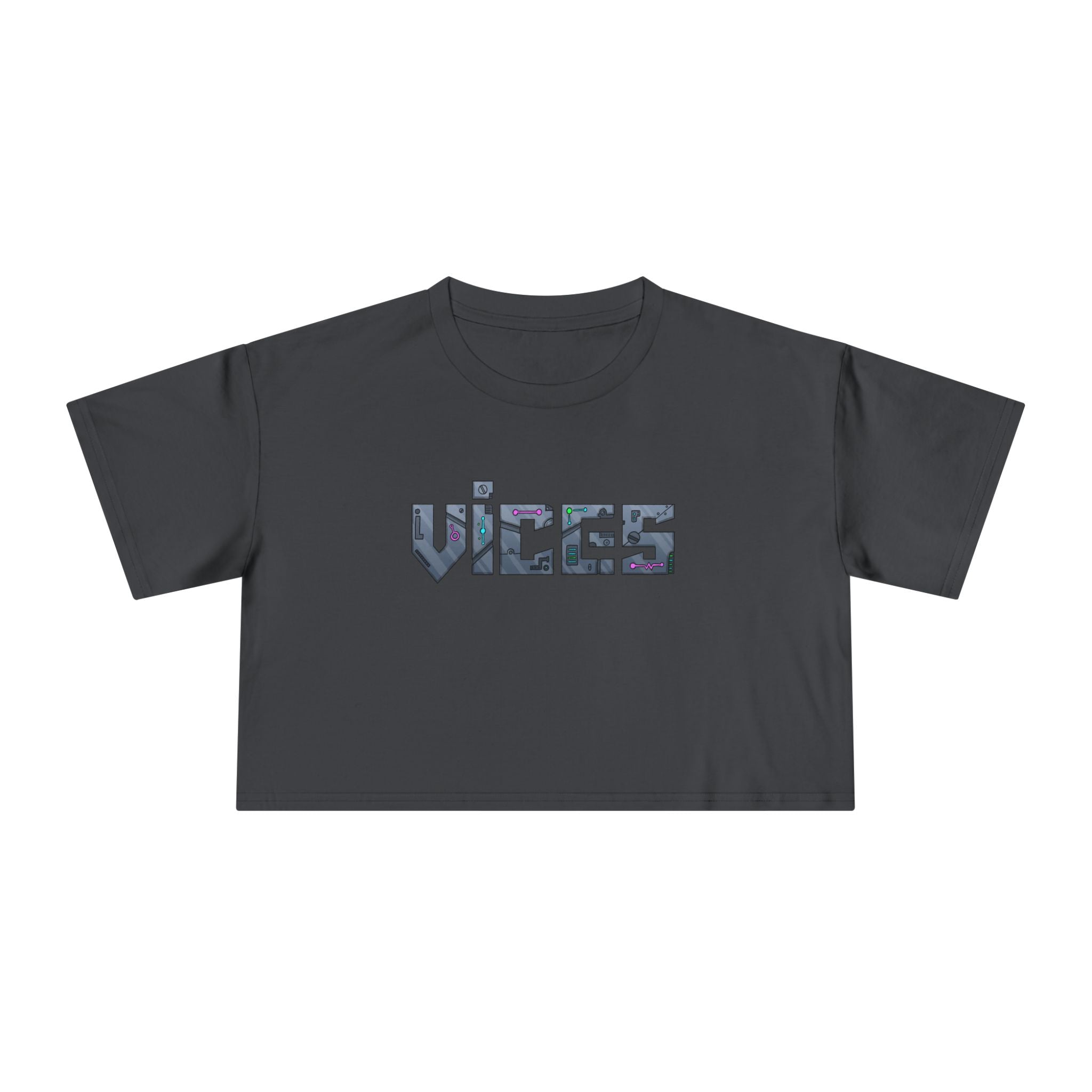 Vices Cyber Be A Baller Crop Tee