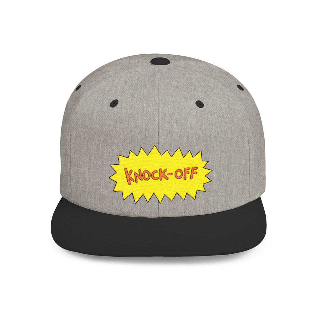 Knock Off Flat Bill Snapback
