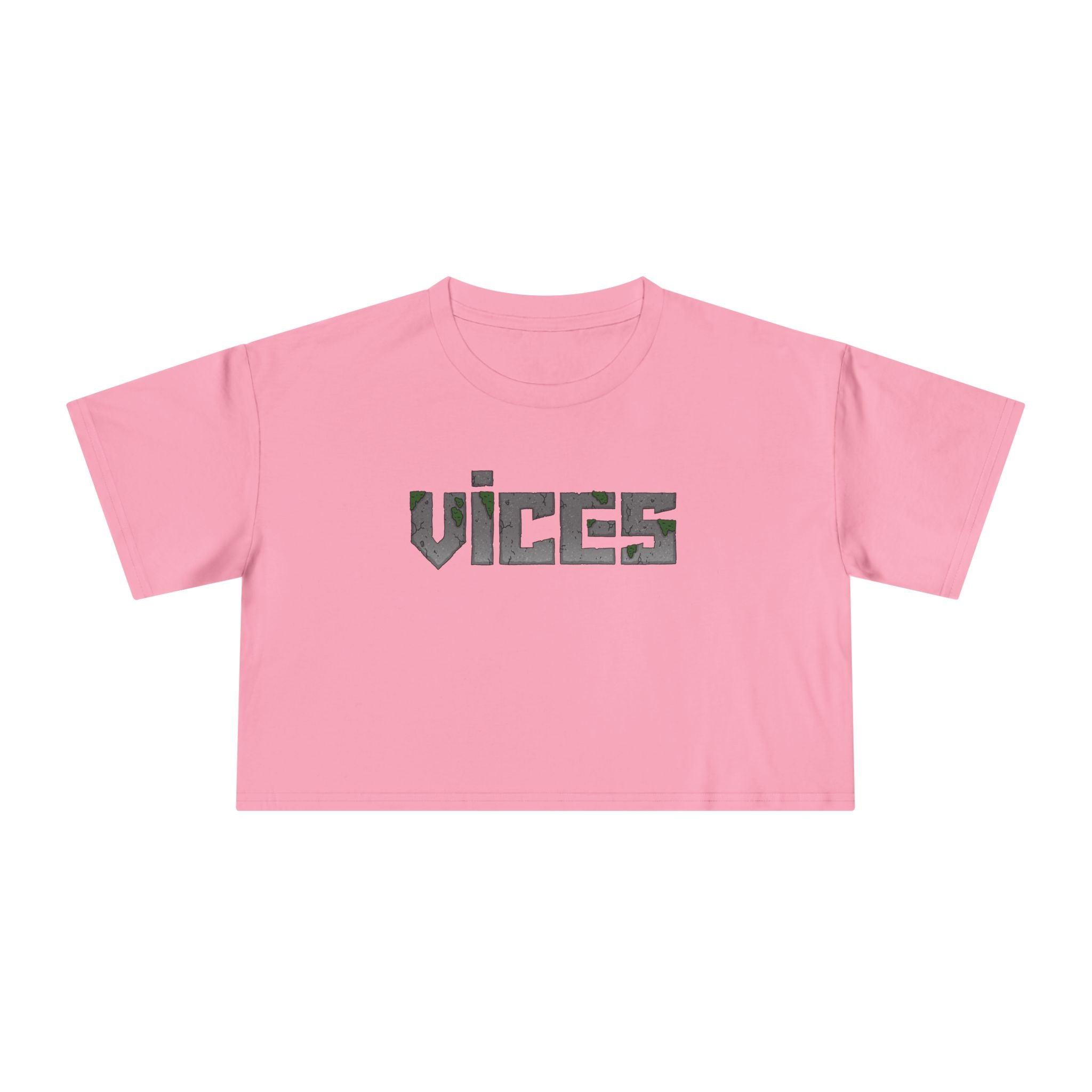 Vices Stoned-Logo Crop Tee