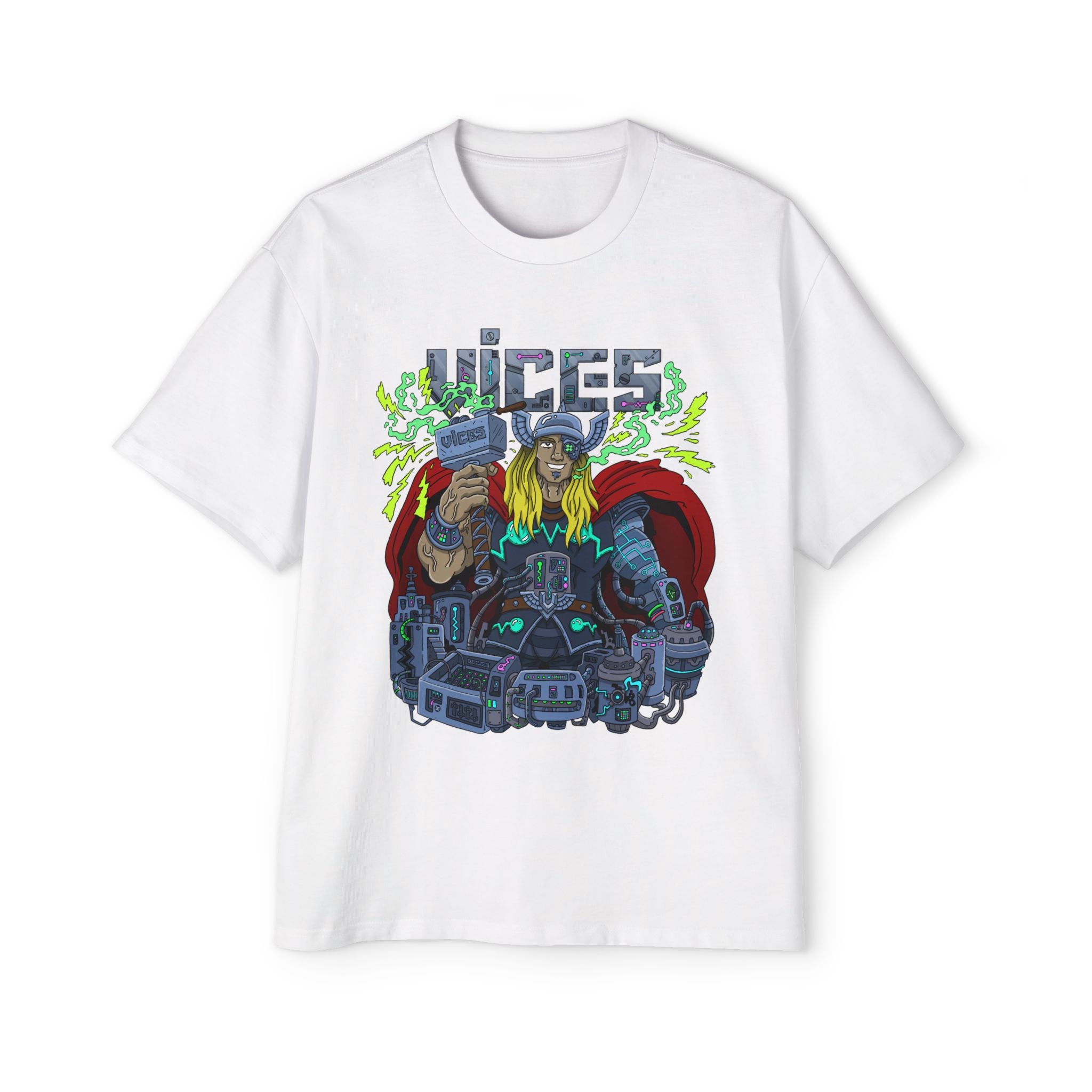 Vices ThundaPunk Oversized Graphic Tee