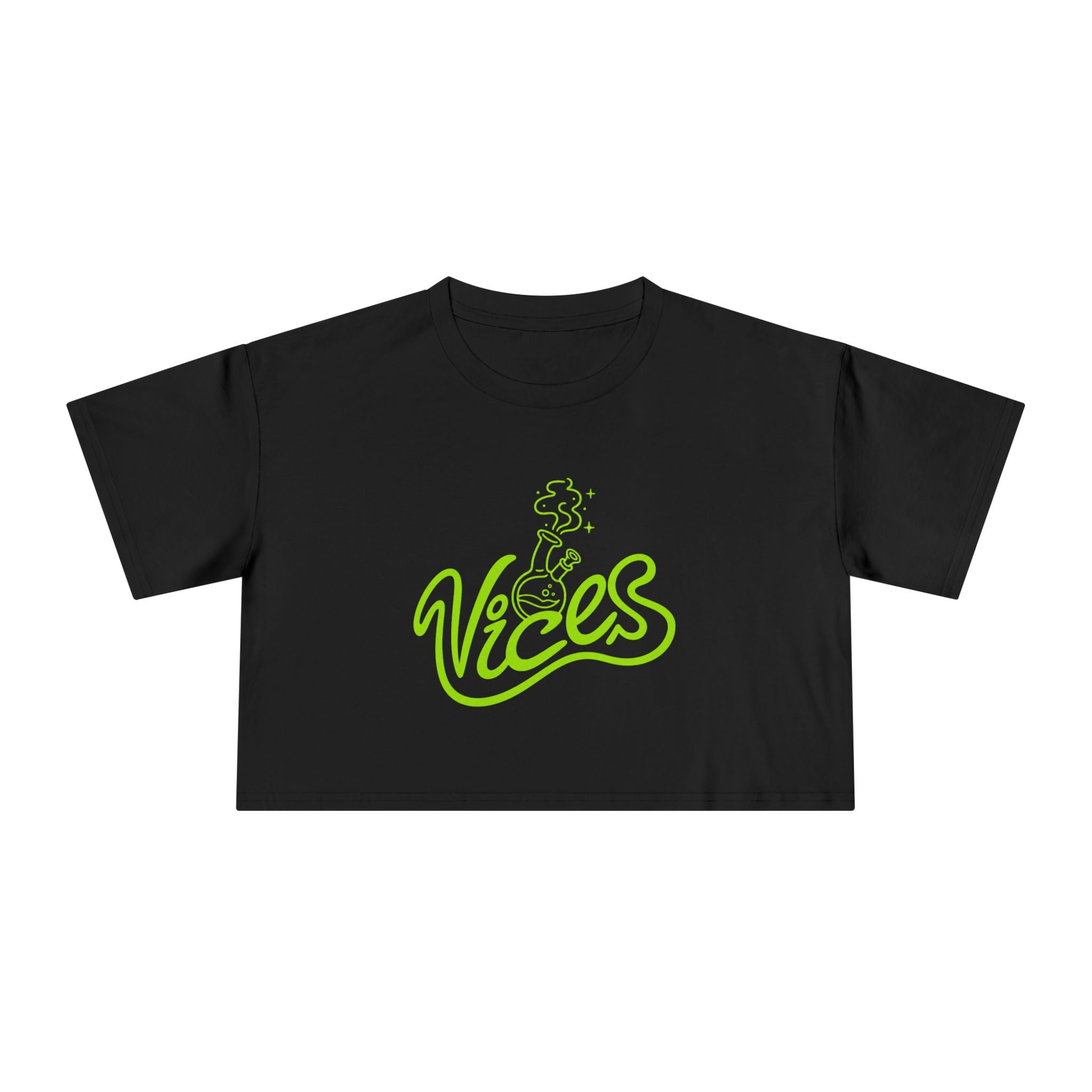 Scribble Vices Crop Tee