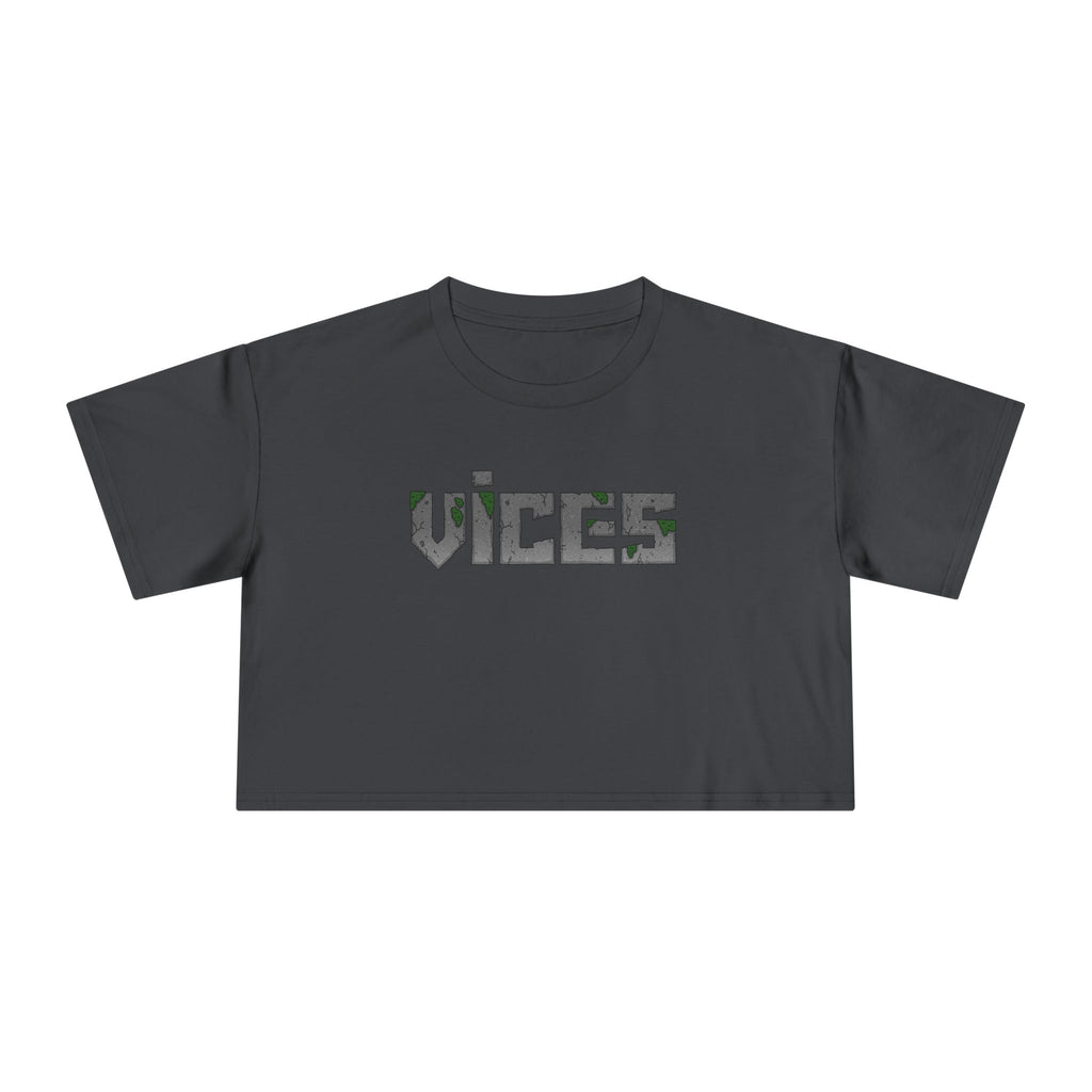 Vices Stoned-Logo Crop Tee