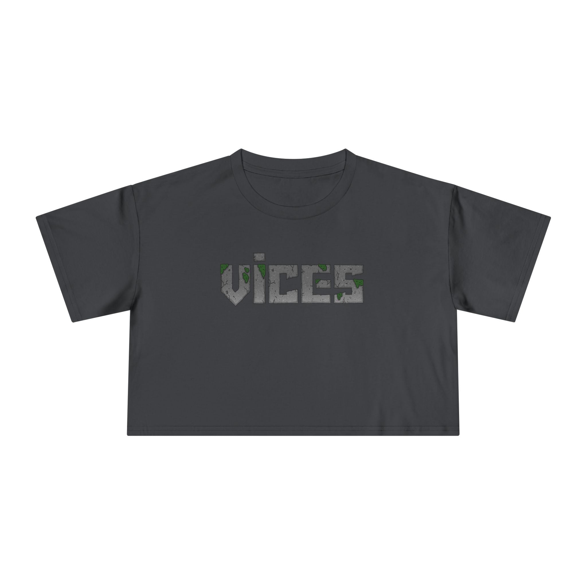 Vices Stoned-Logo Crop Tee
