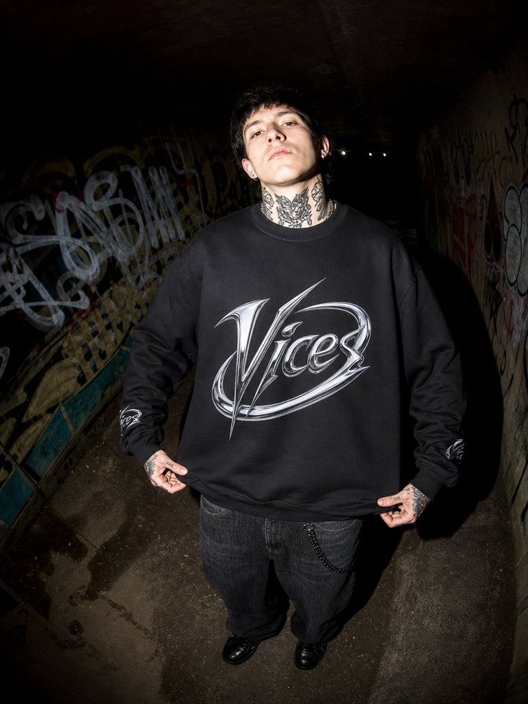 Chrome Vices Be A Baller Crewneck